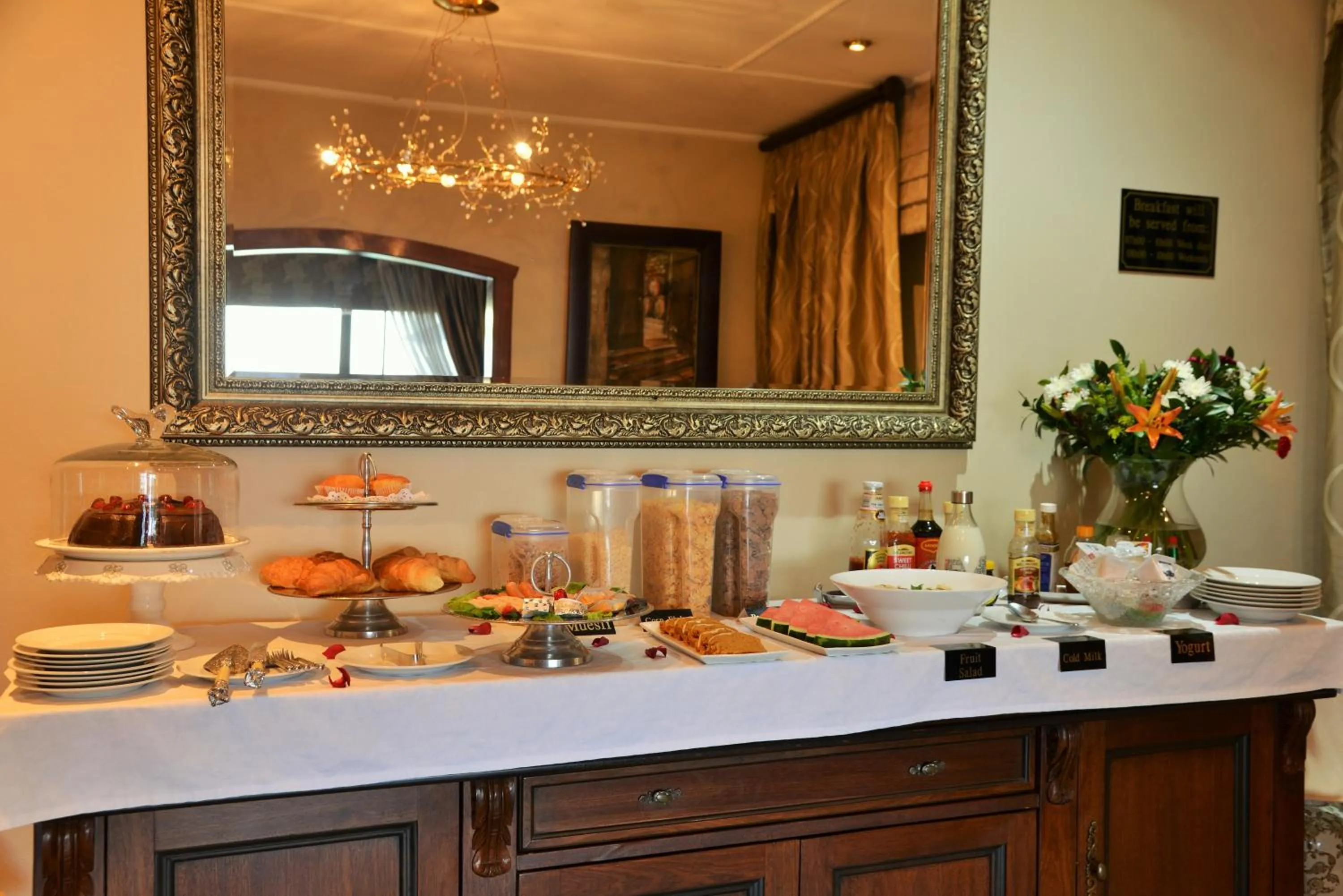 Food and drinks in Stirling Manor Boutique Guest House