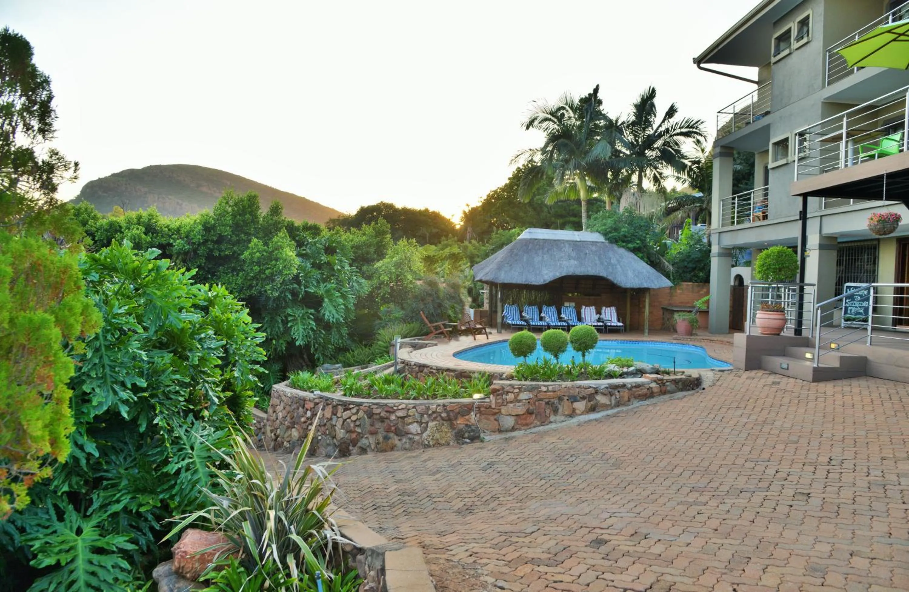 Pool view in Stirling Manor Boutique Guest House