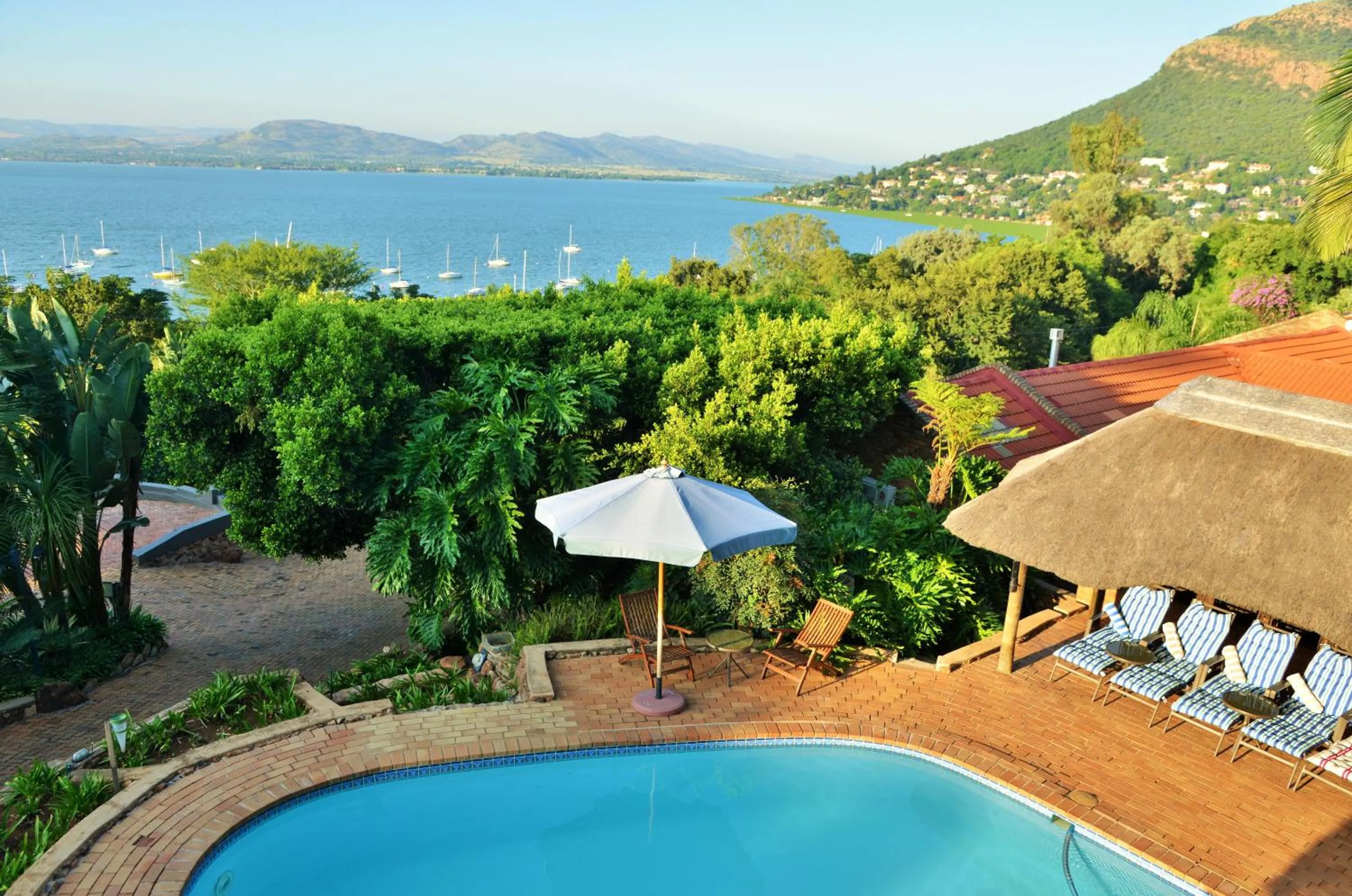 Pool view in Stirling Manor Boutique Guest House