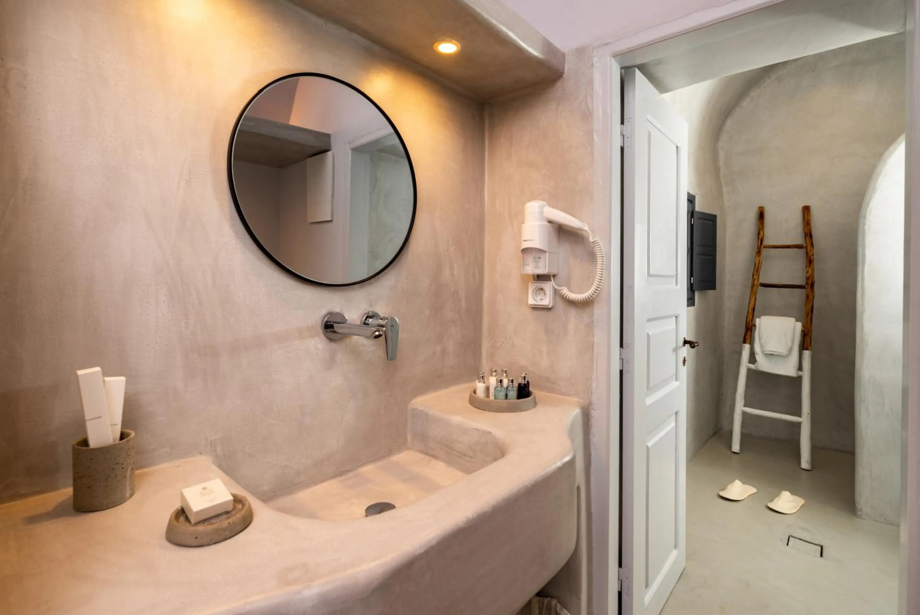 Bathroom in Nostos Apartments