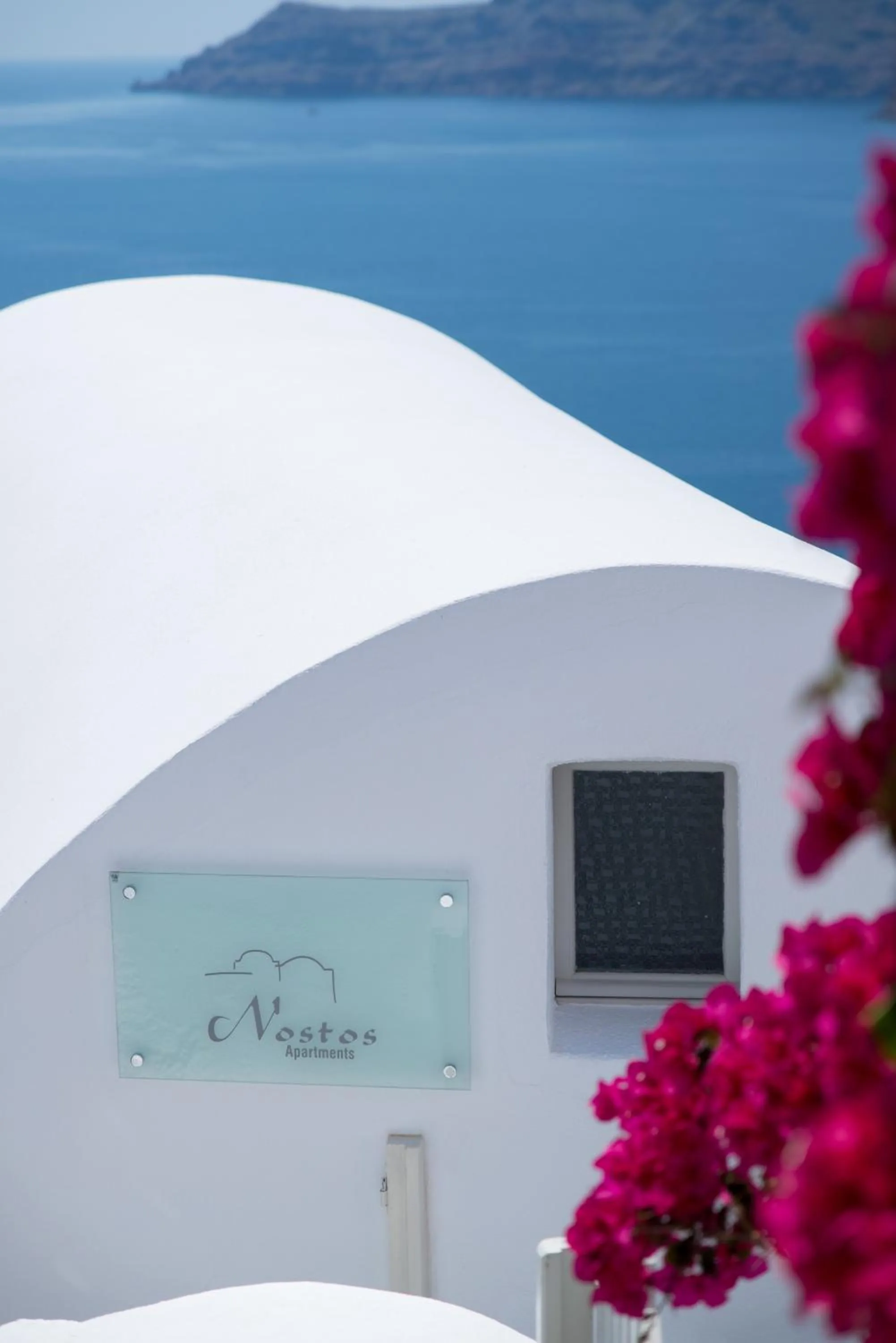 Facade/entrance in Nostos Apartments