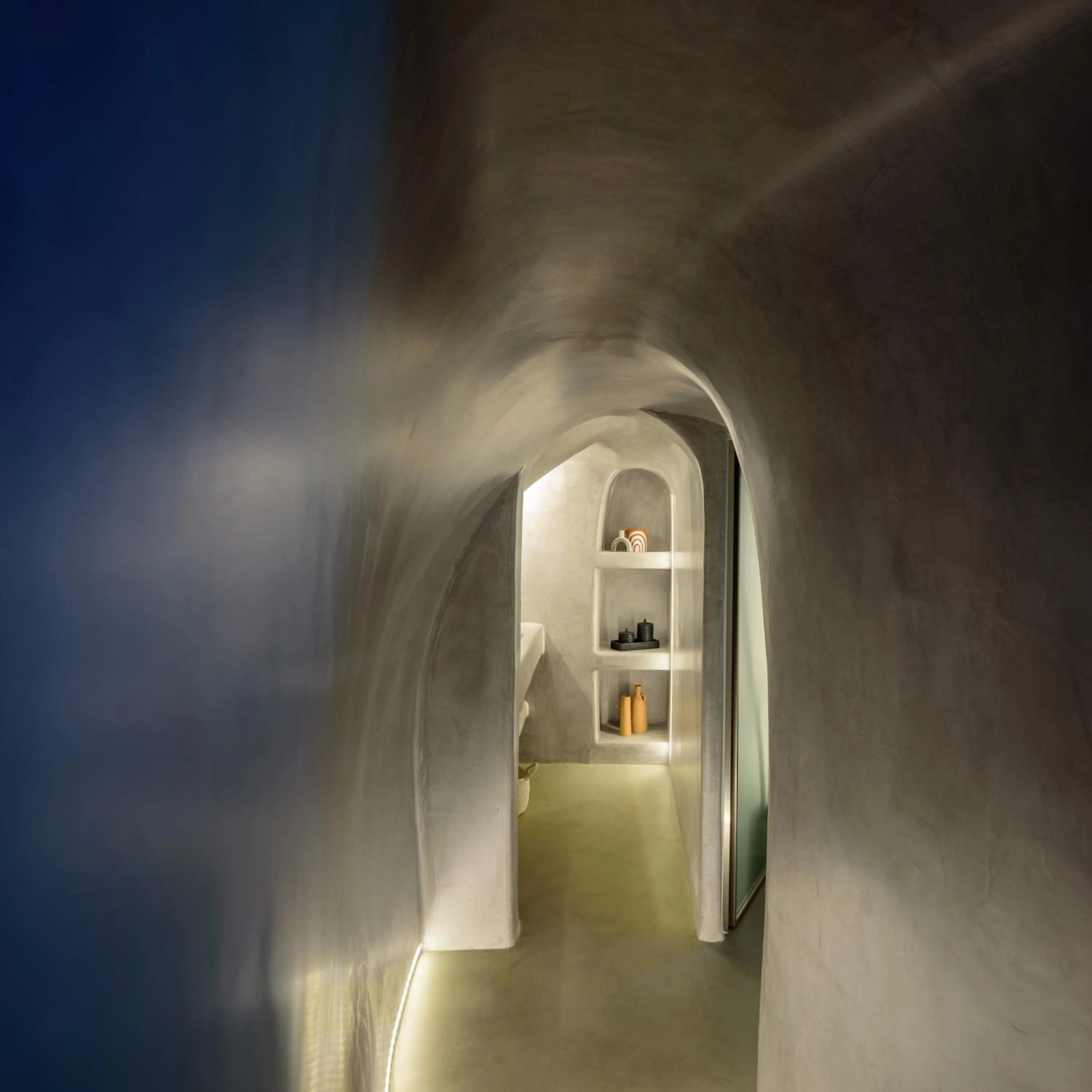 Living room in Nostos Apartments