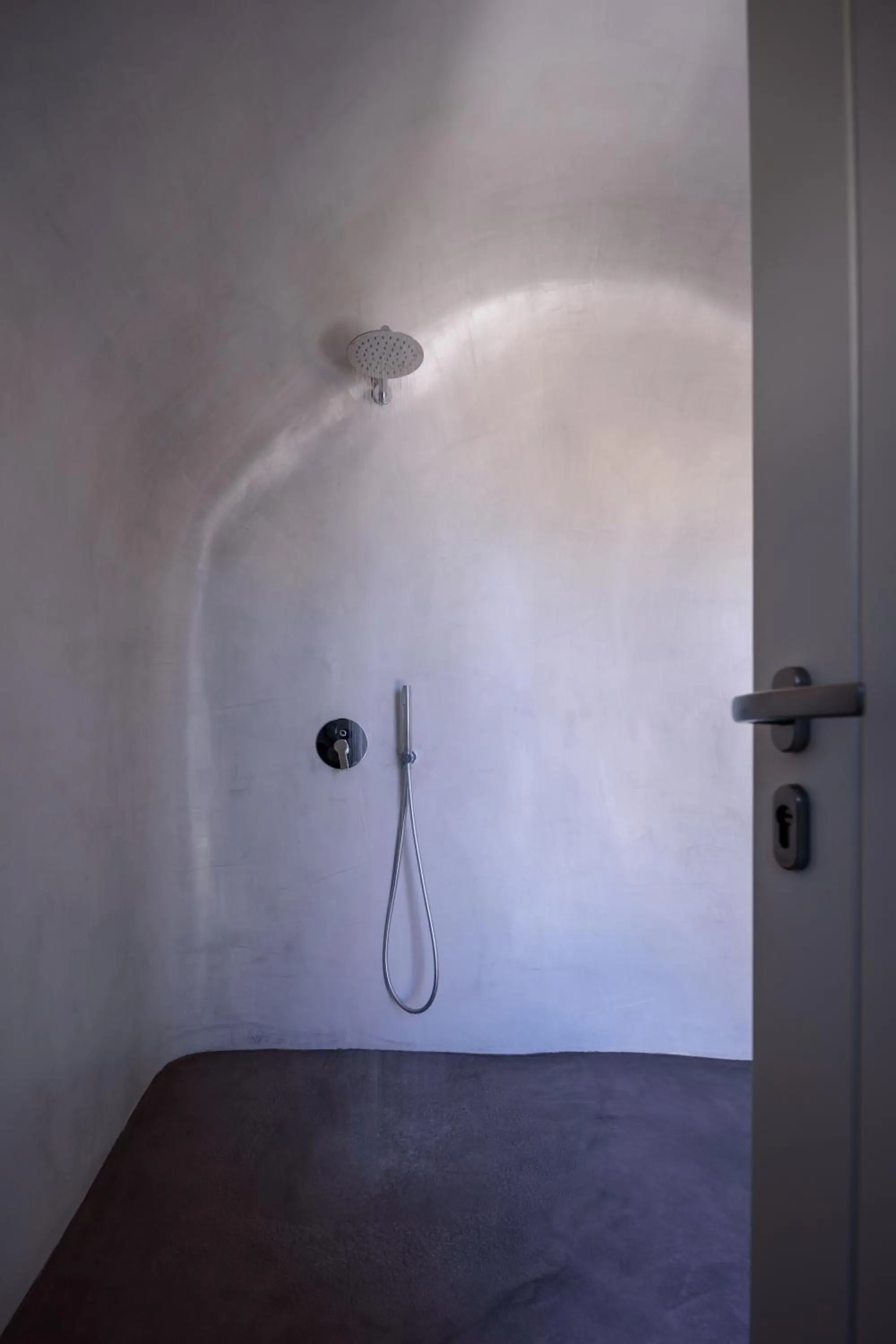 Shower in Nostos Apartments