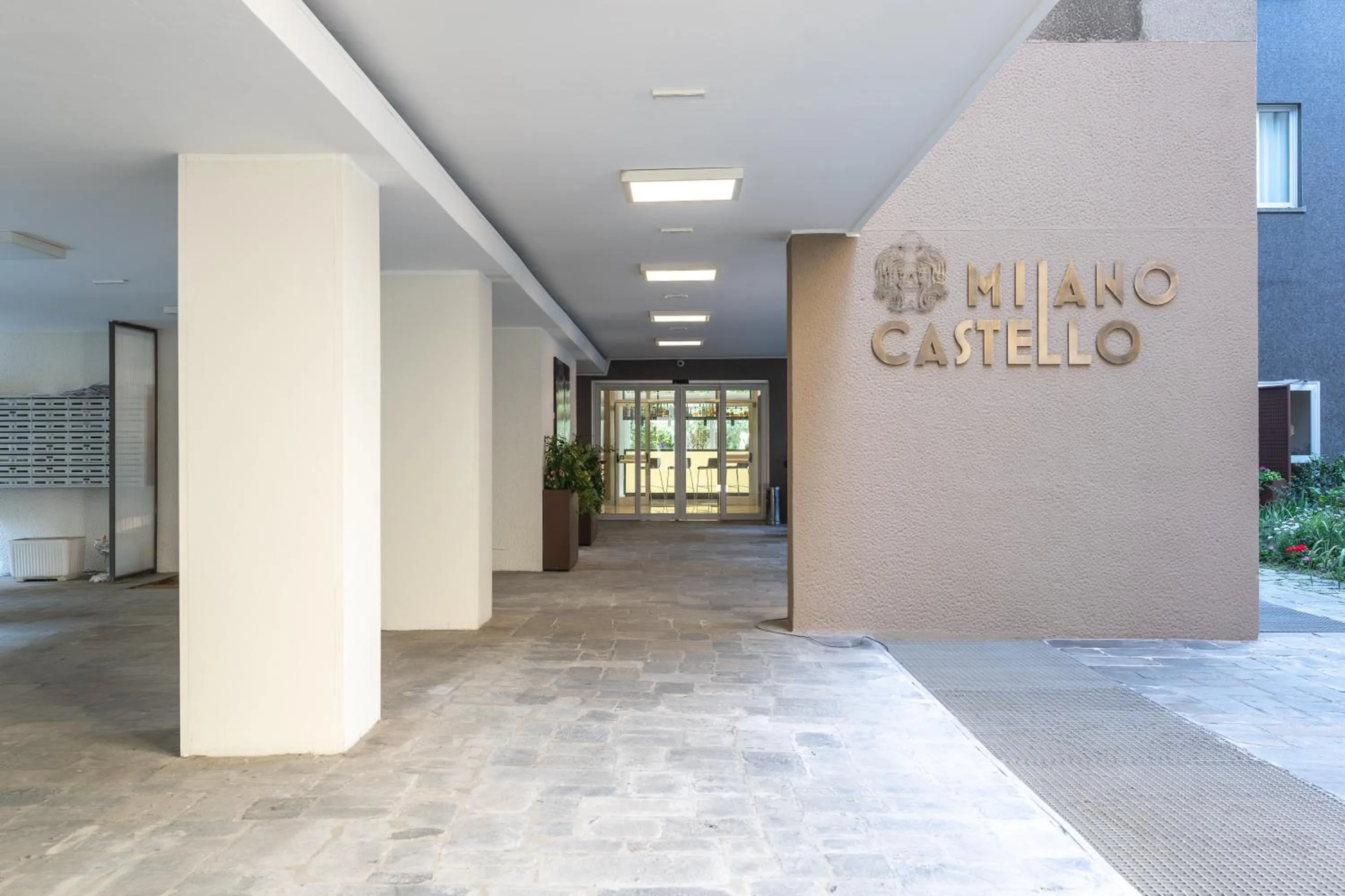 Property logo or sign in Hotel Milano Castello