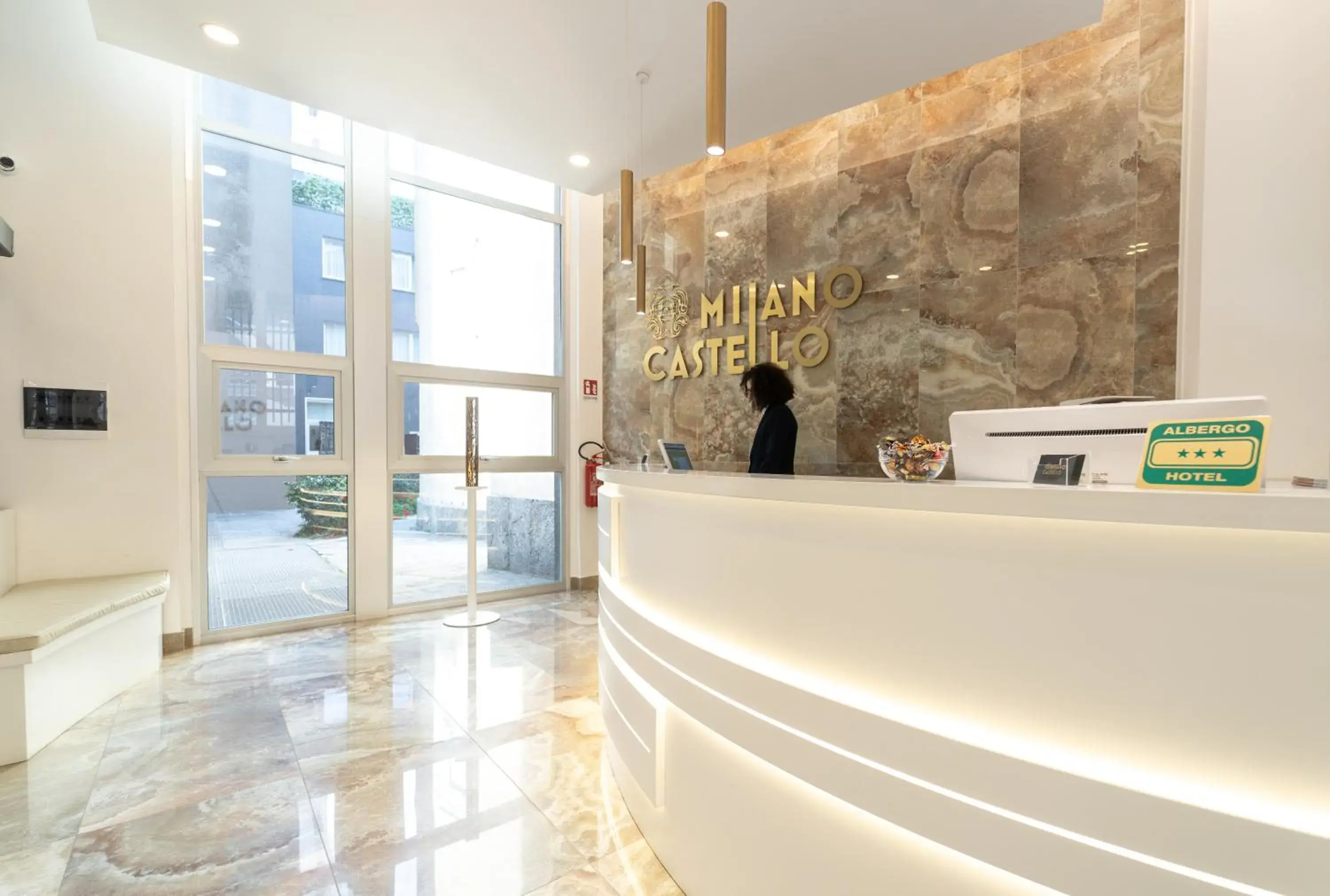 Lobby or reception in Hotel Milano Castello Lobby or reception in Hotel Milano Castello