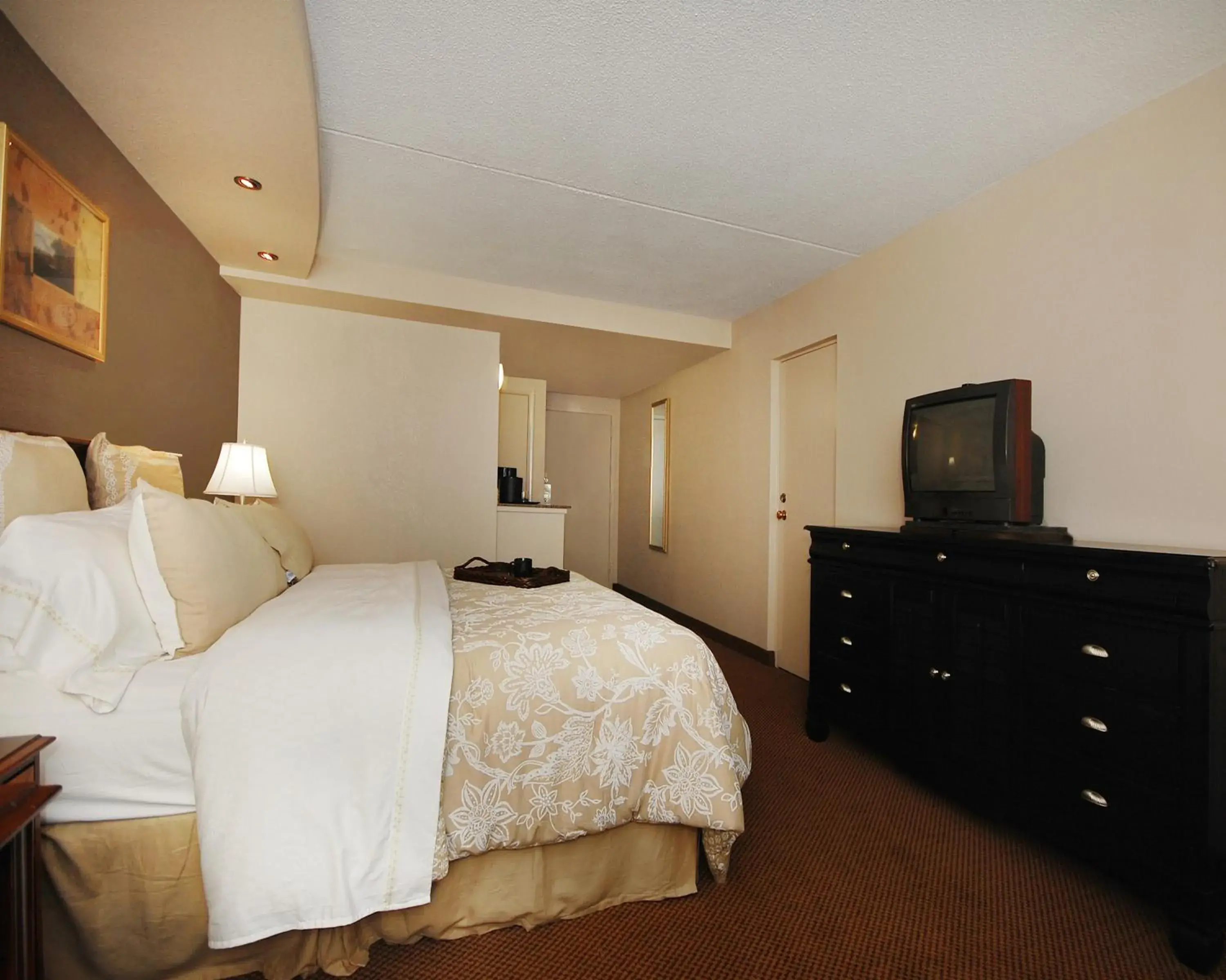 King Room with Pool View - single occupancy in Plaza Inn & Suites King Room with Pool View - single occupancy in Plaza Inn & Suites