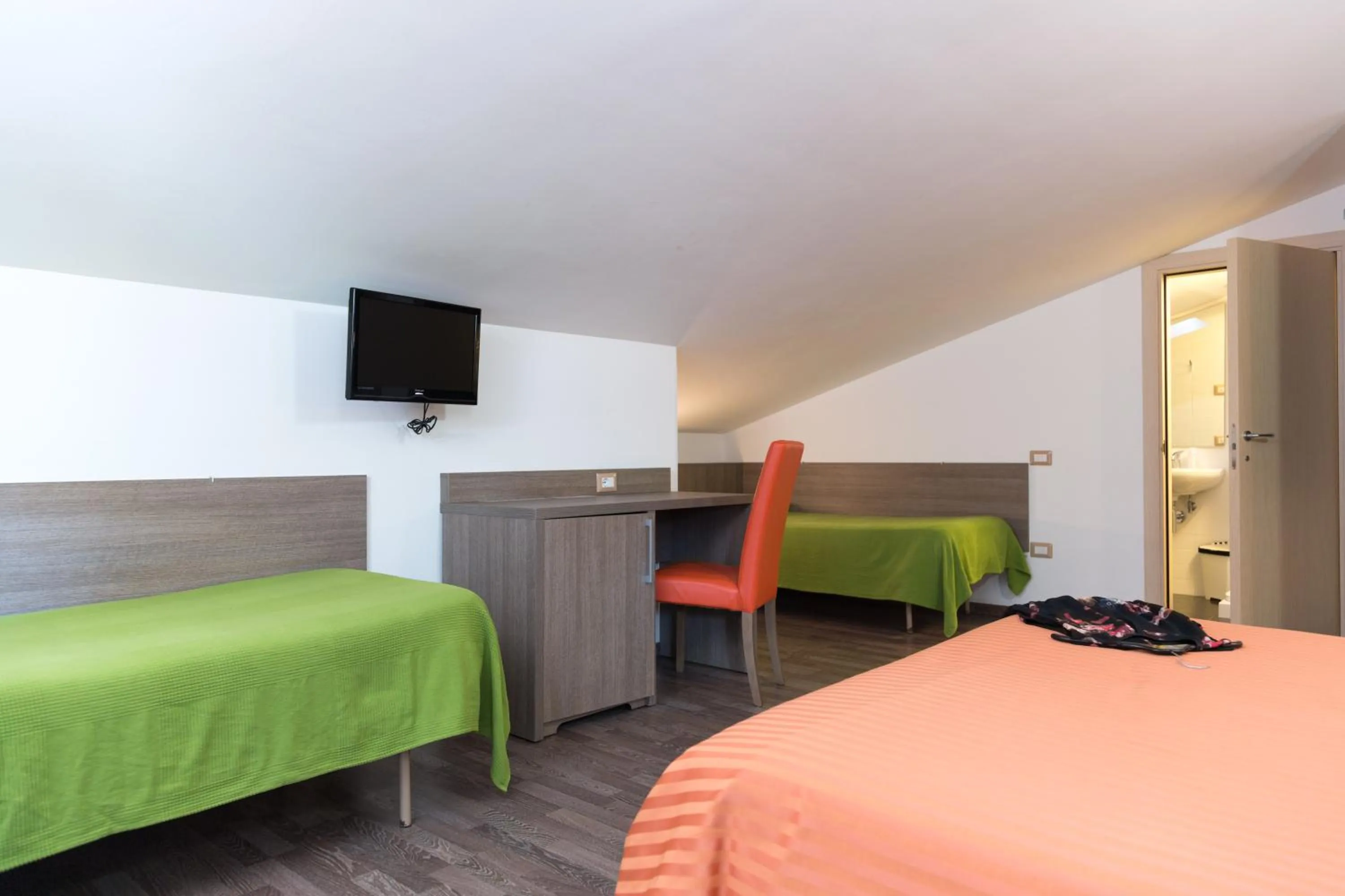 Bed in Hotel Miramare