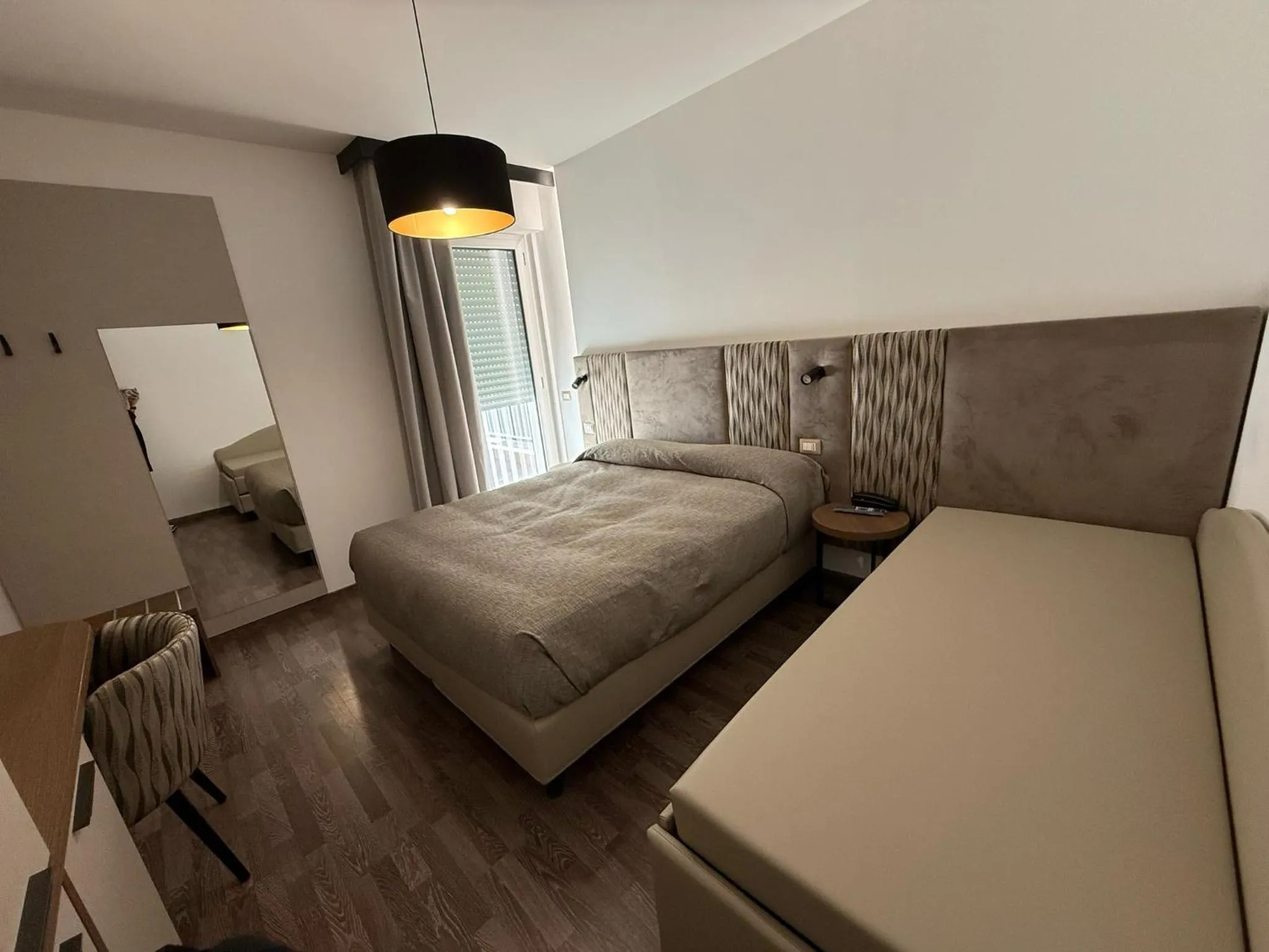 Bed in Hotel Miramare