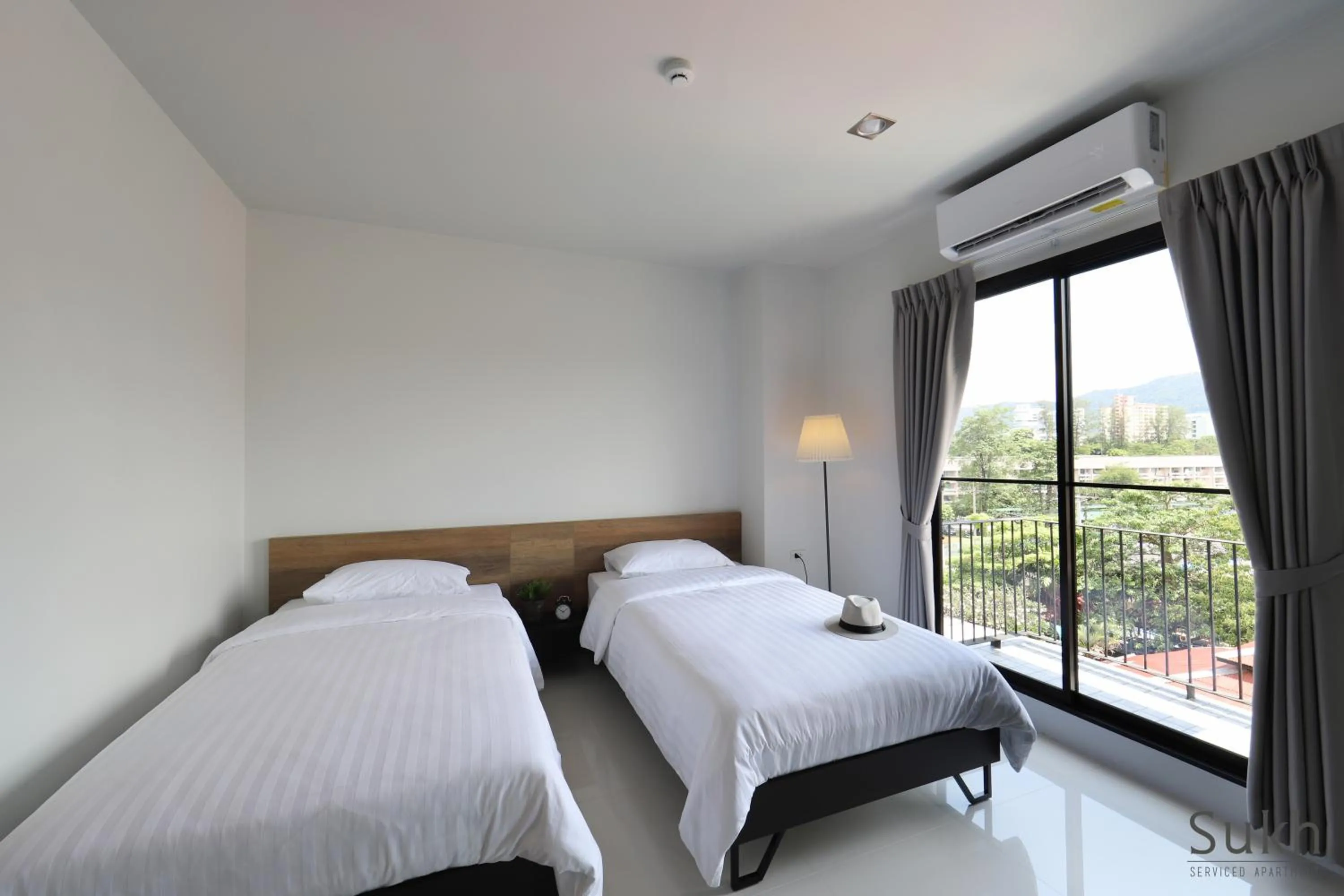 Bed in Sukh Serviced Apartment