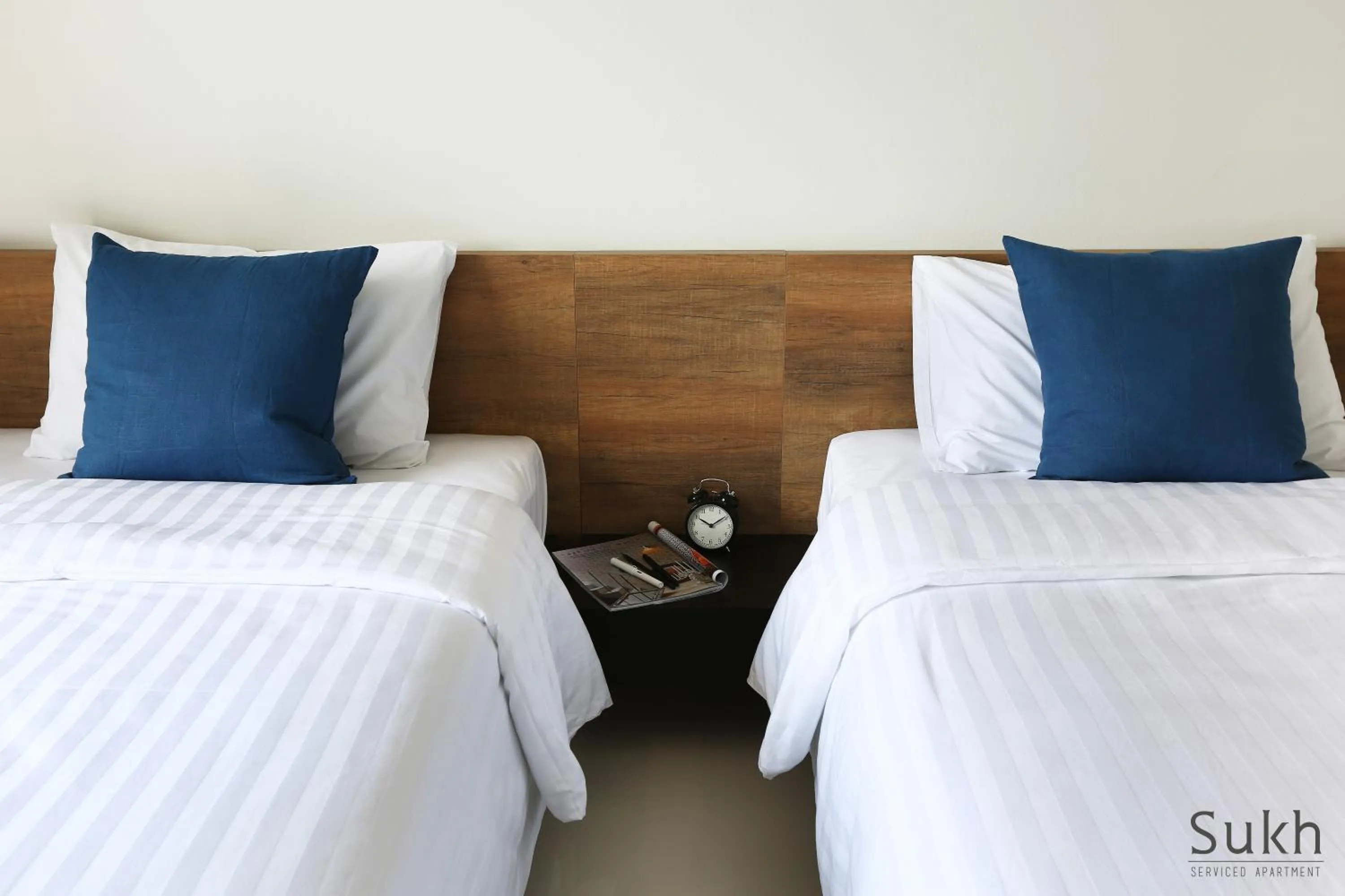 Bed in Sukh Serviced Apartment