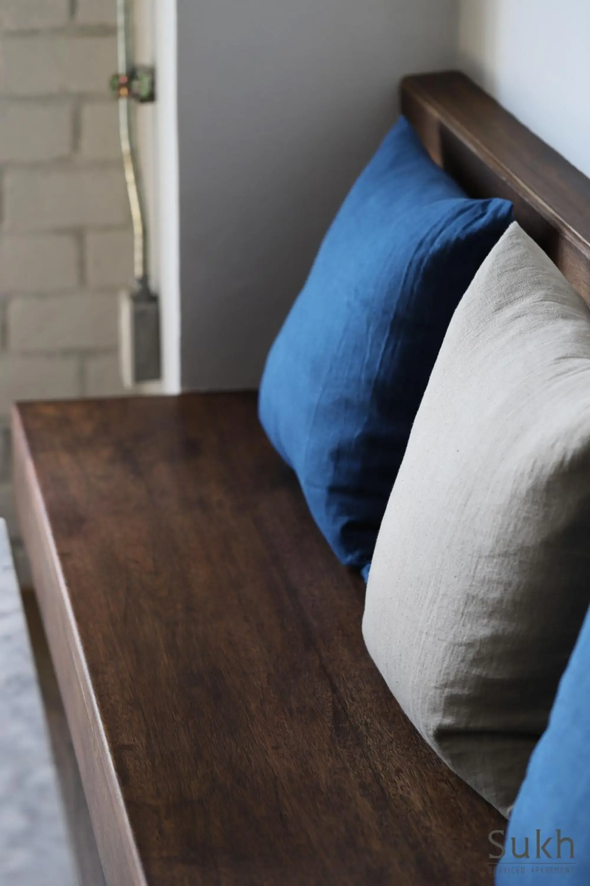 Bed in Sukh Serviced Apartment Bed in Sukh Serviced Apartment