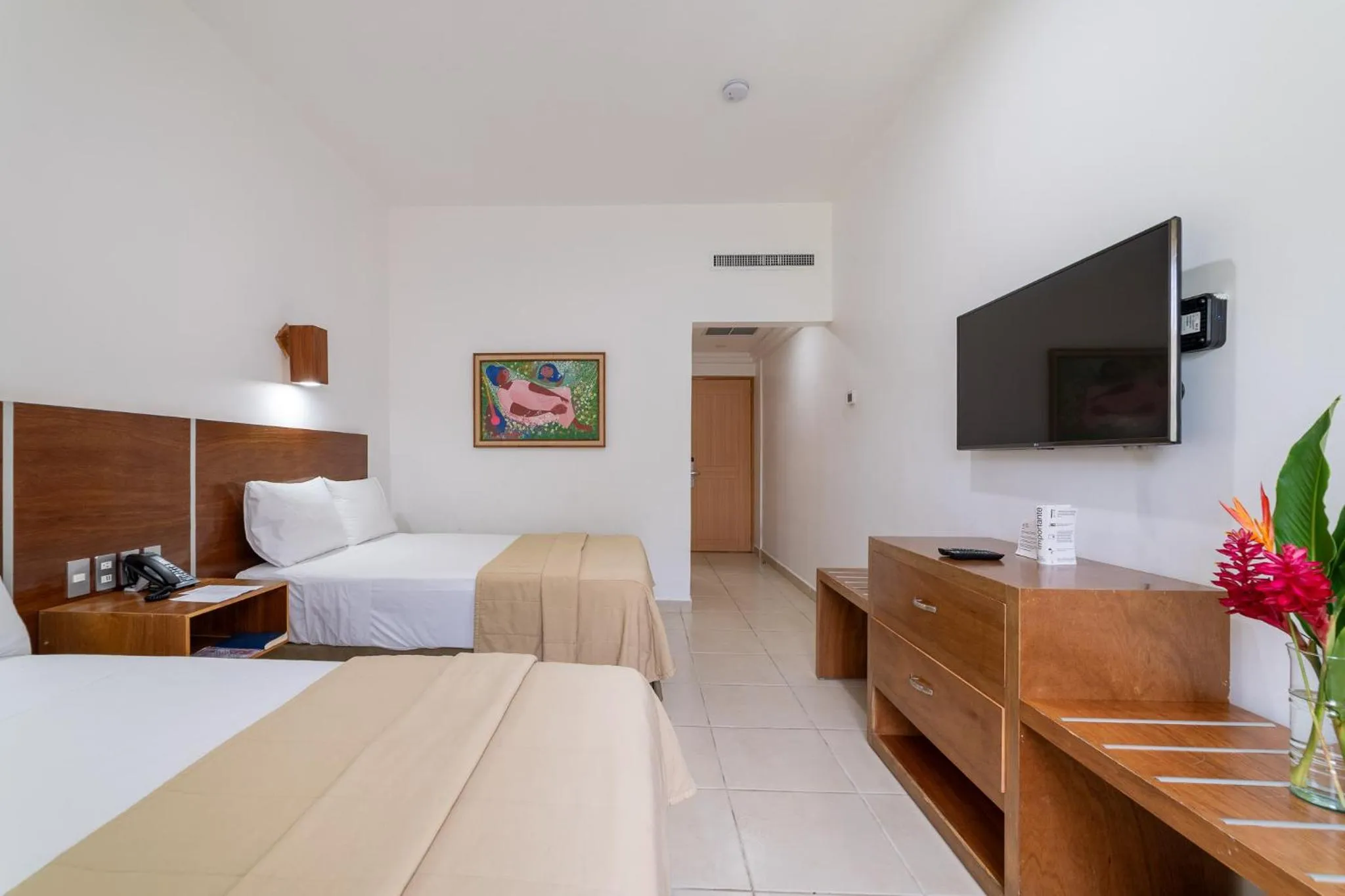 Bedroom, Bed in Hotel Castillo Huatulco & Beach Club