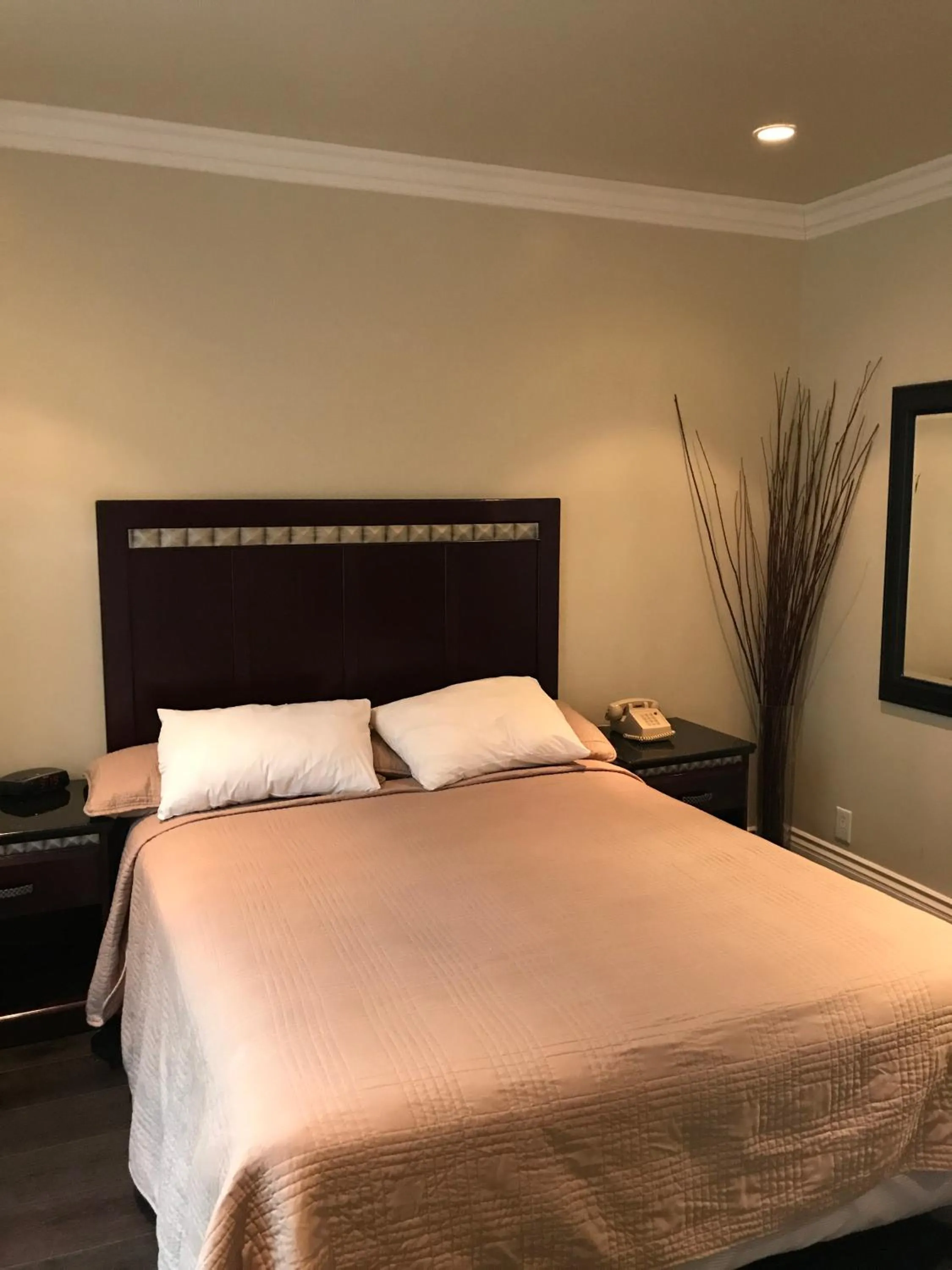 Bed in Trylon Hotel - Hollywood