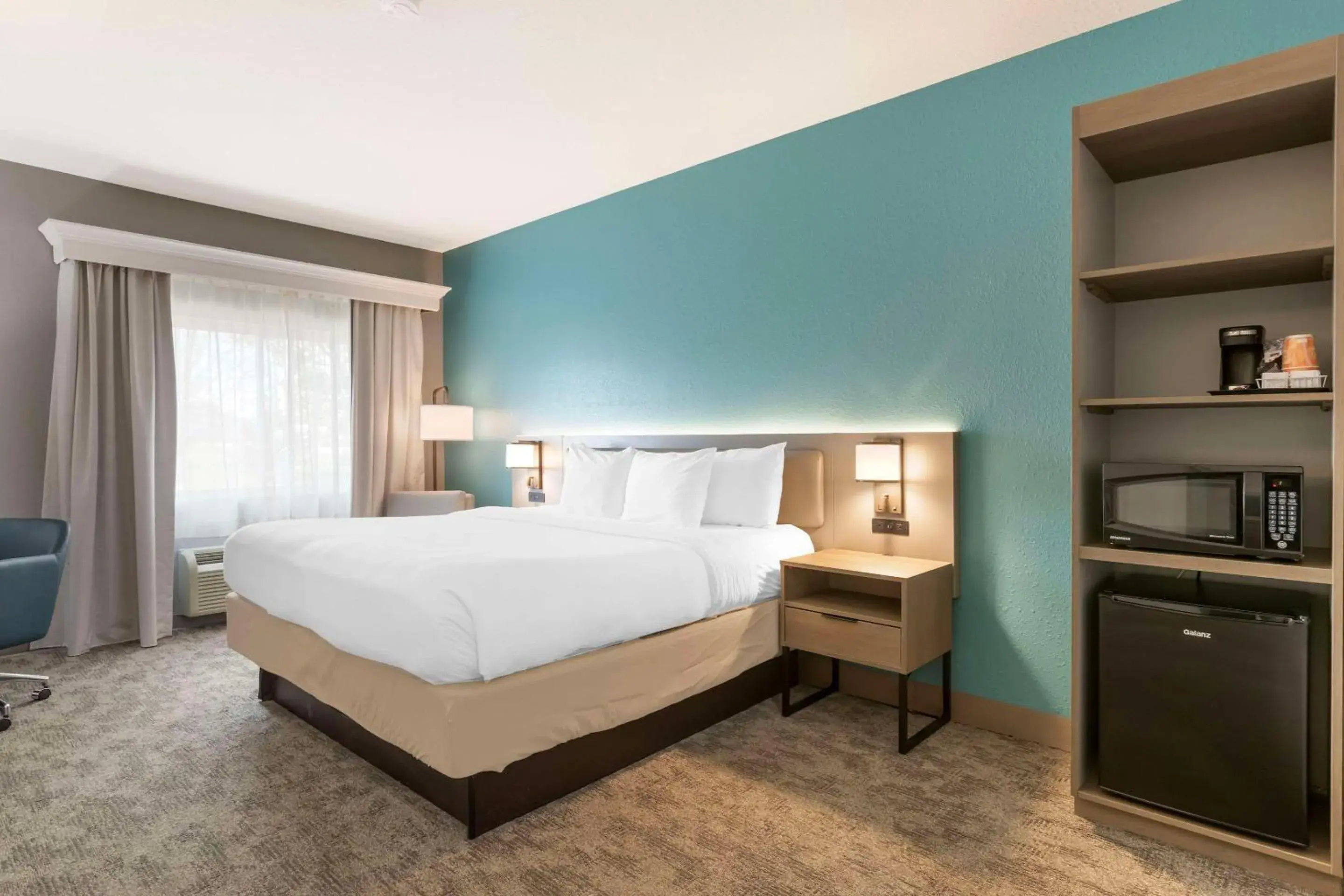 King Room with Roll-In Shower - Accessible/Non-Smoking in Comfort Inn & Suites Davenport - Quad Cities King Room with Roll-In Shower - Accessible/Non-Smoking in Comfort Inn & Suites Davenport - Quad Cities