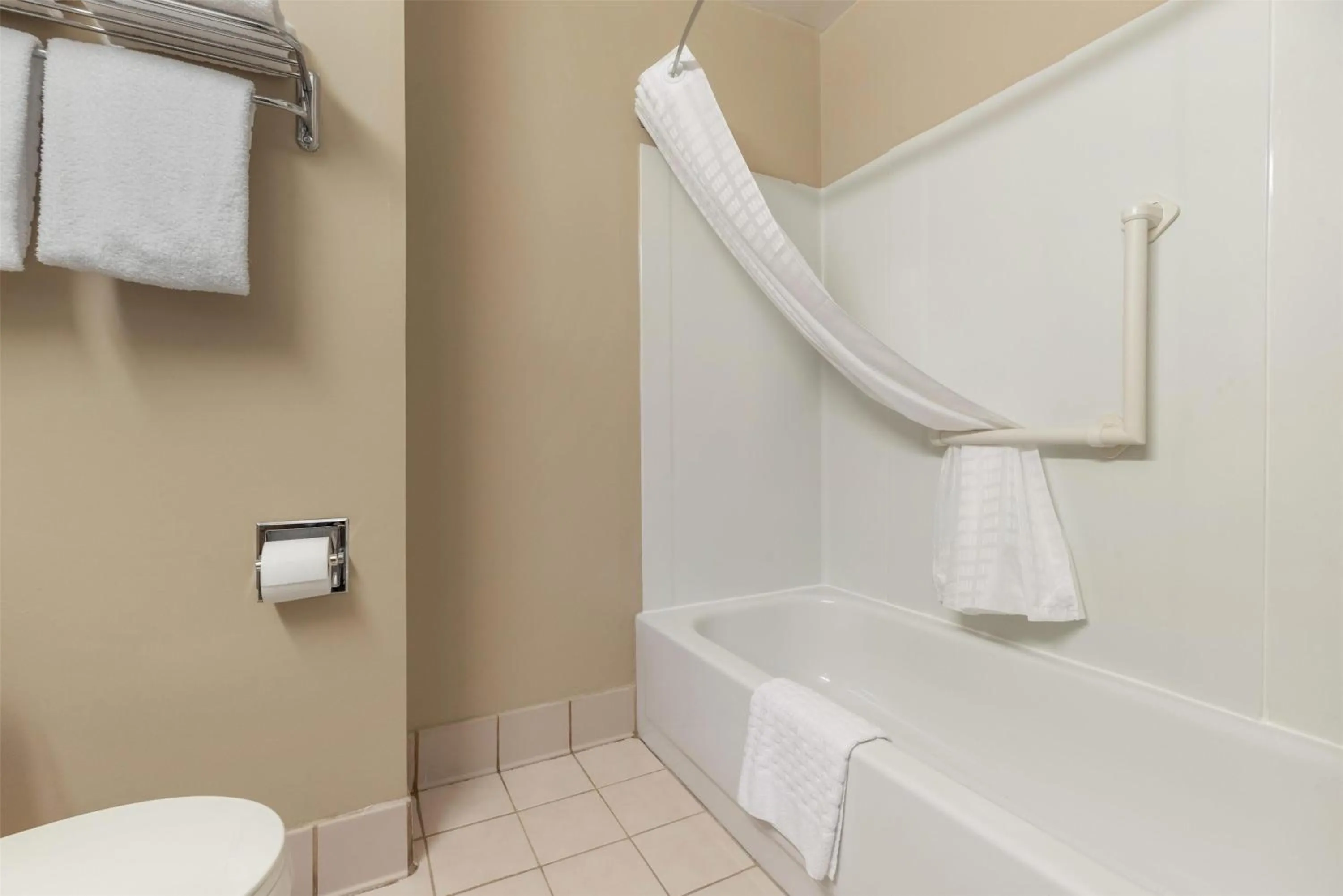 Bathroom in SureStay Hotel by Best Western East Brunswick