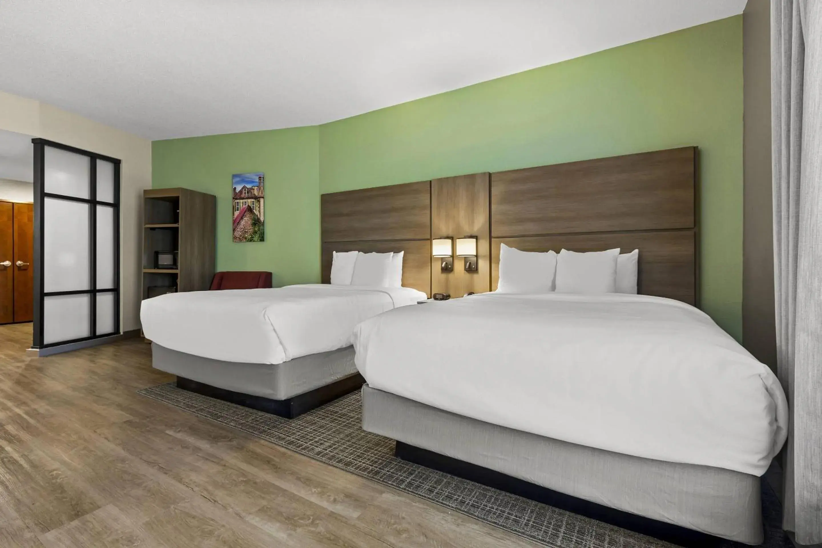 Bedroom, Bed in Comfort Suites Charleston West Ashley Bedroom, Bed in Comfort Suites Charleston West Ashley