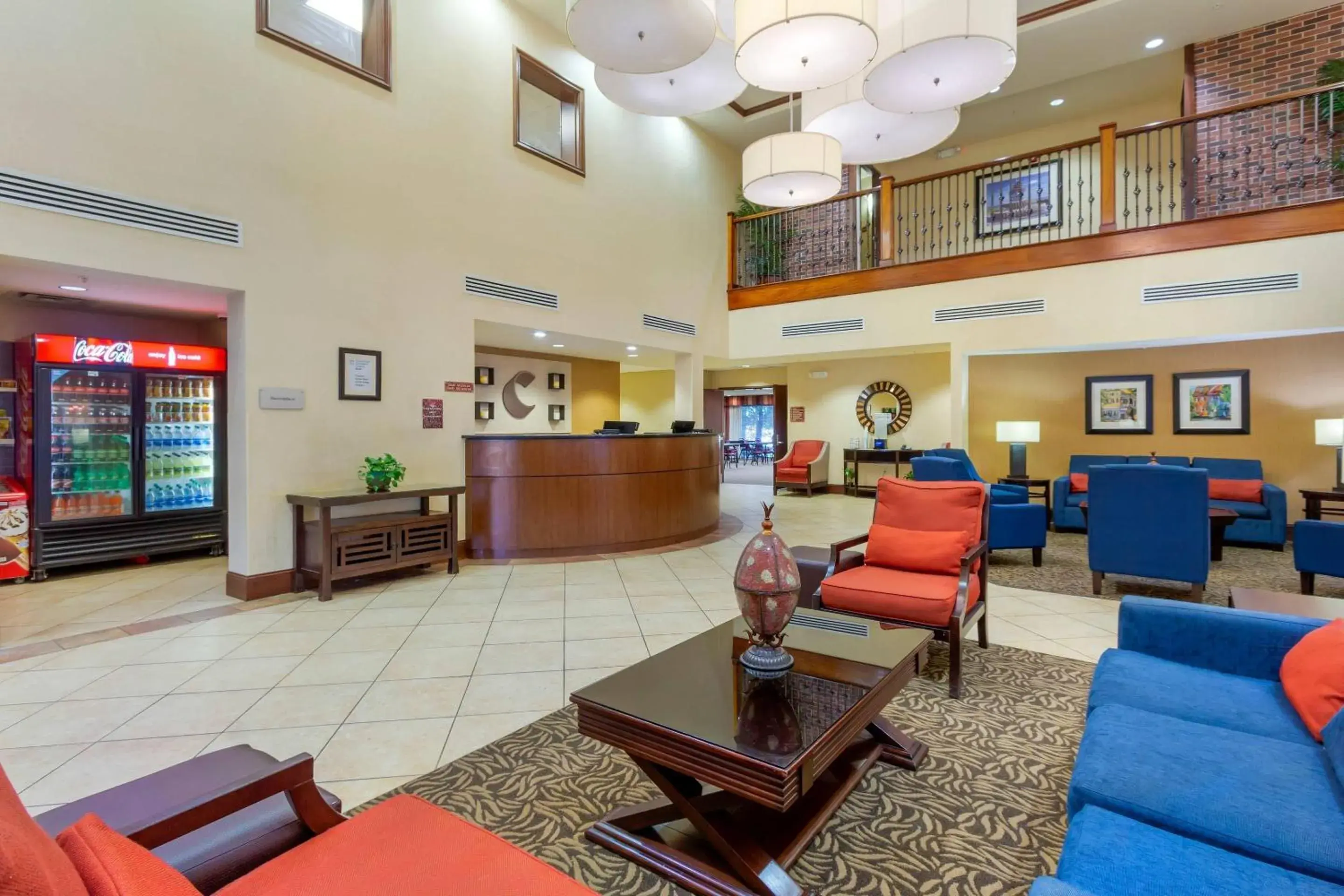 Lobby or reception in Comfort Suites Charleston West Ashley Lobby or reception in Comfort Suites Charleston West Ashley