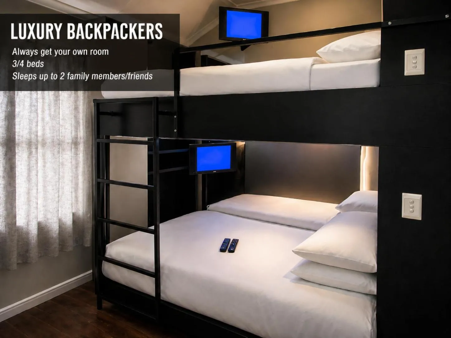 Bed in Luxury Backpackers