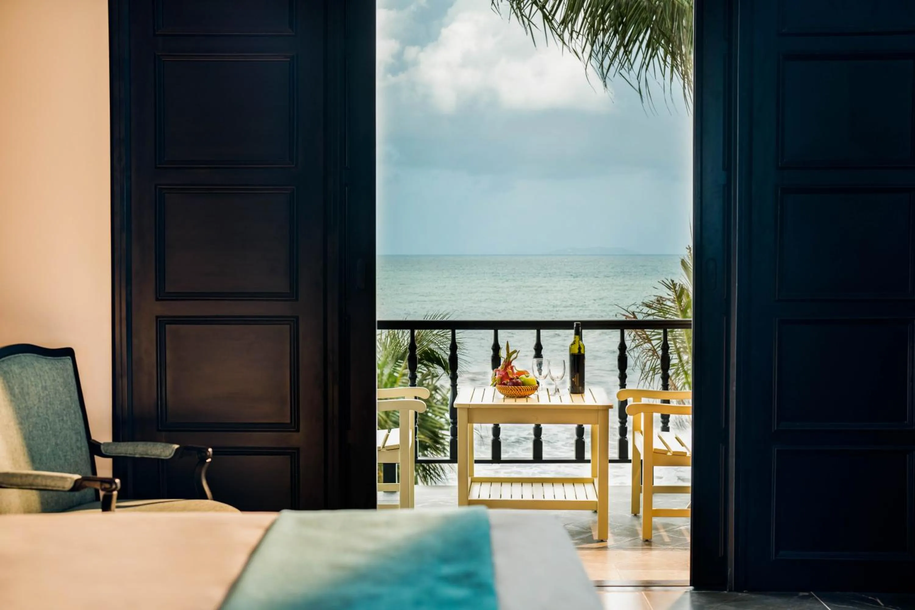 View (from property/room), Bed in Dankbaar Resort Quy Nhon