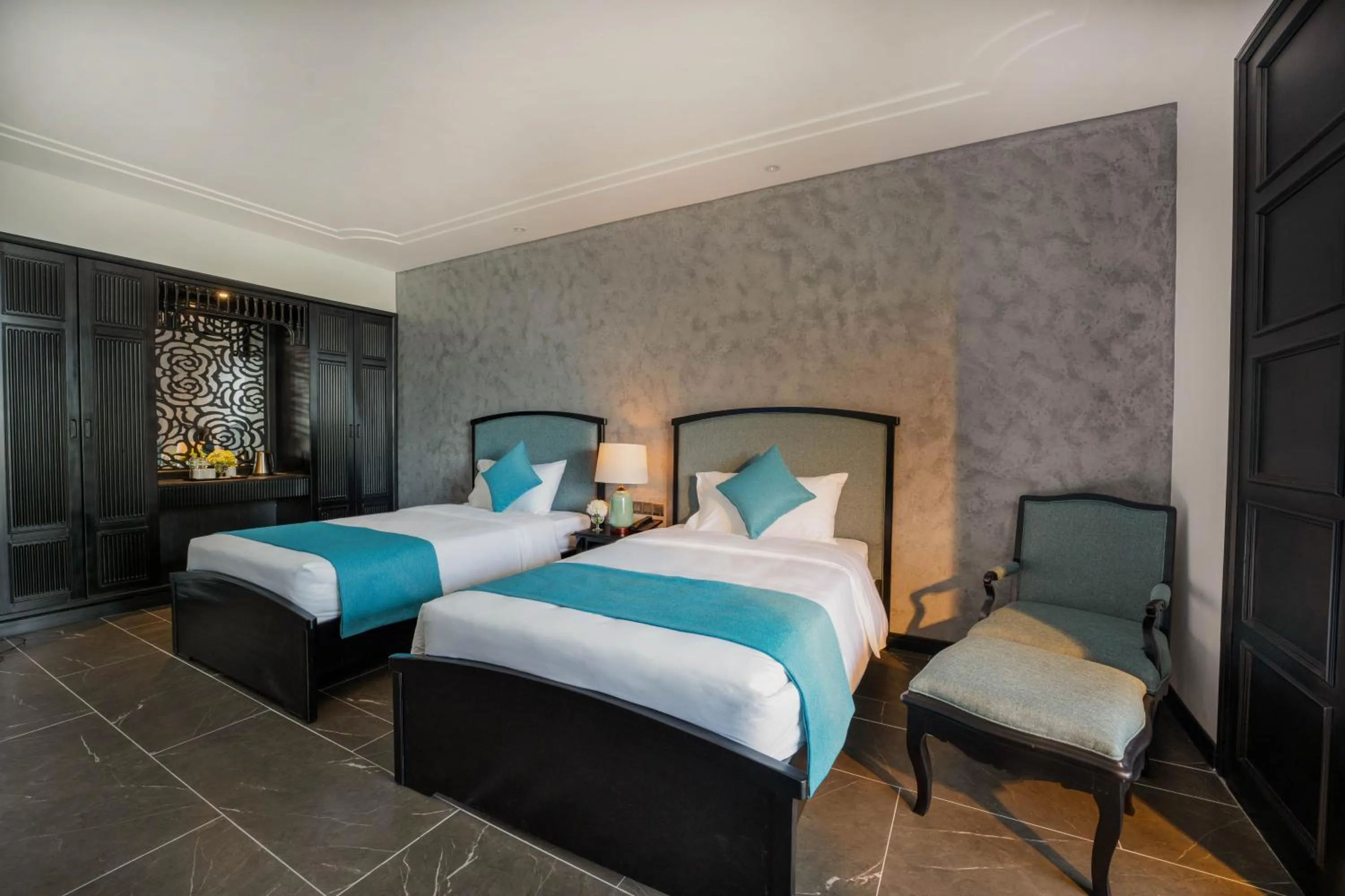 Bed in Dankbaar Resort Quy Nhon