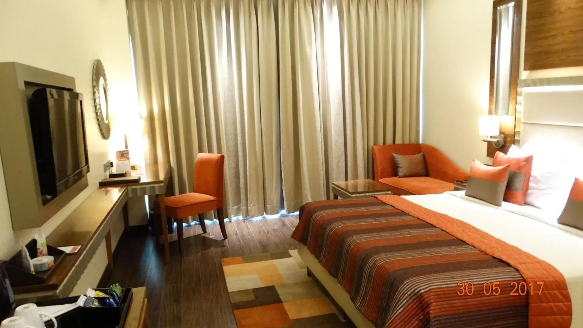 Photo of the whole room, Bed in Ramada Gurgaon Central Photo of the whole room, Bed in Ramada Gurgaon Central