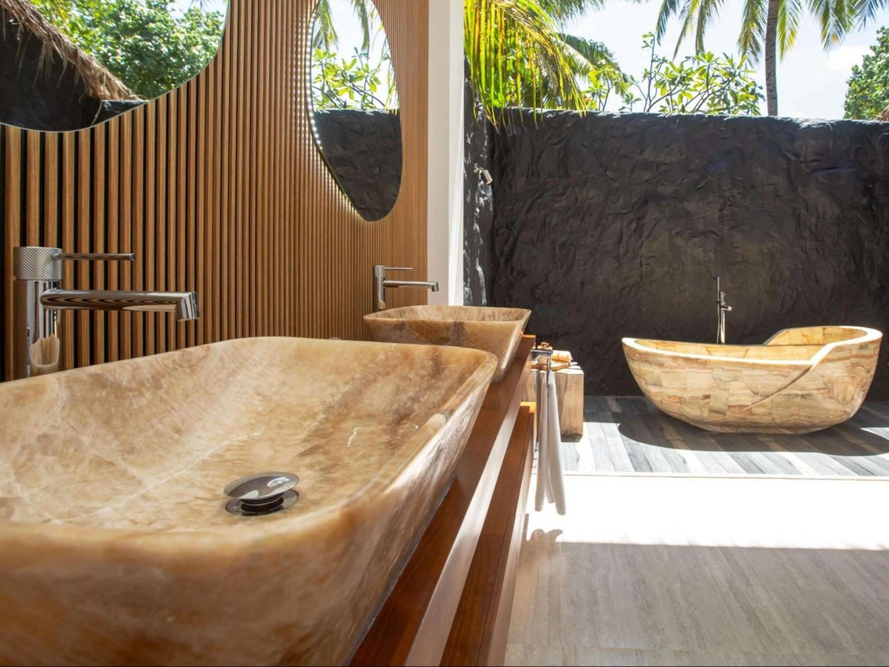 Bedroom in V Villas Maldives at Mirihi - MGallery Collection