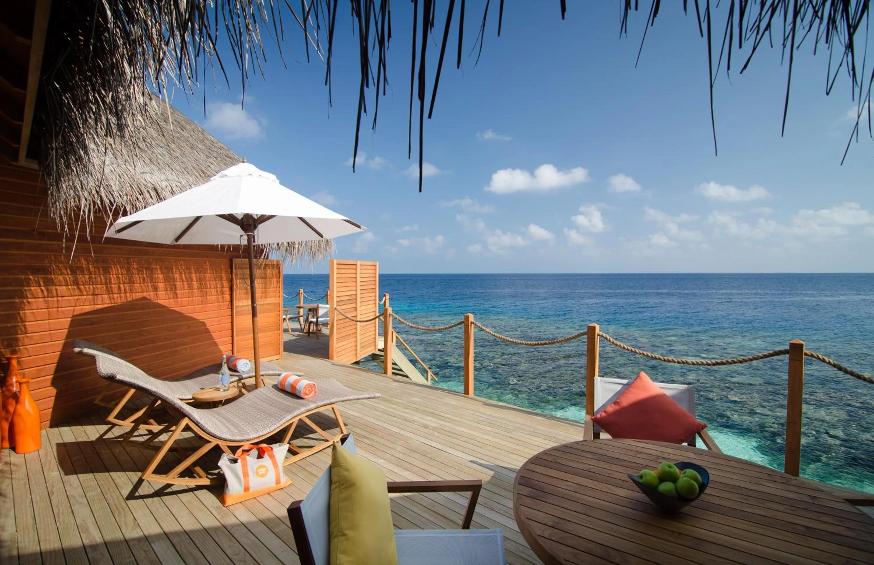 Balcony/Terrace in V Villas Maldives at Mirihi - MGallery Collection