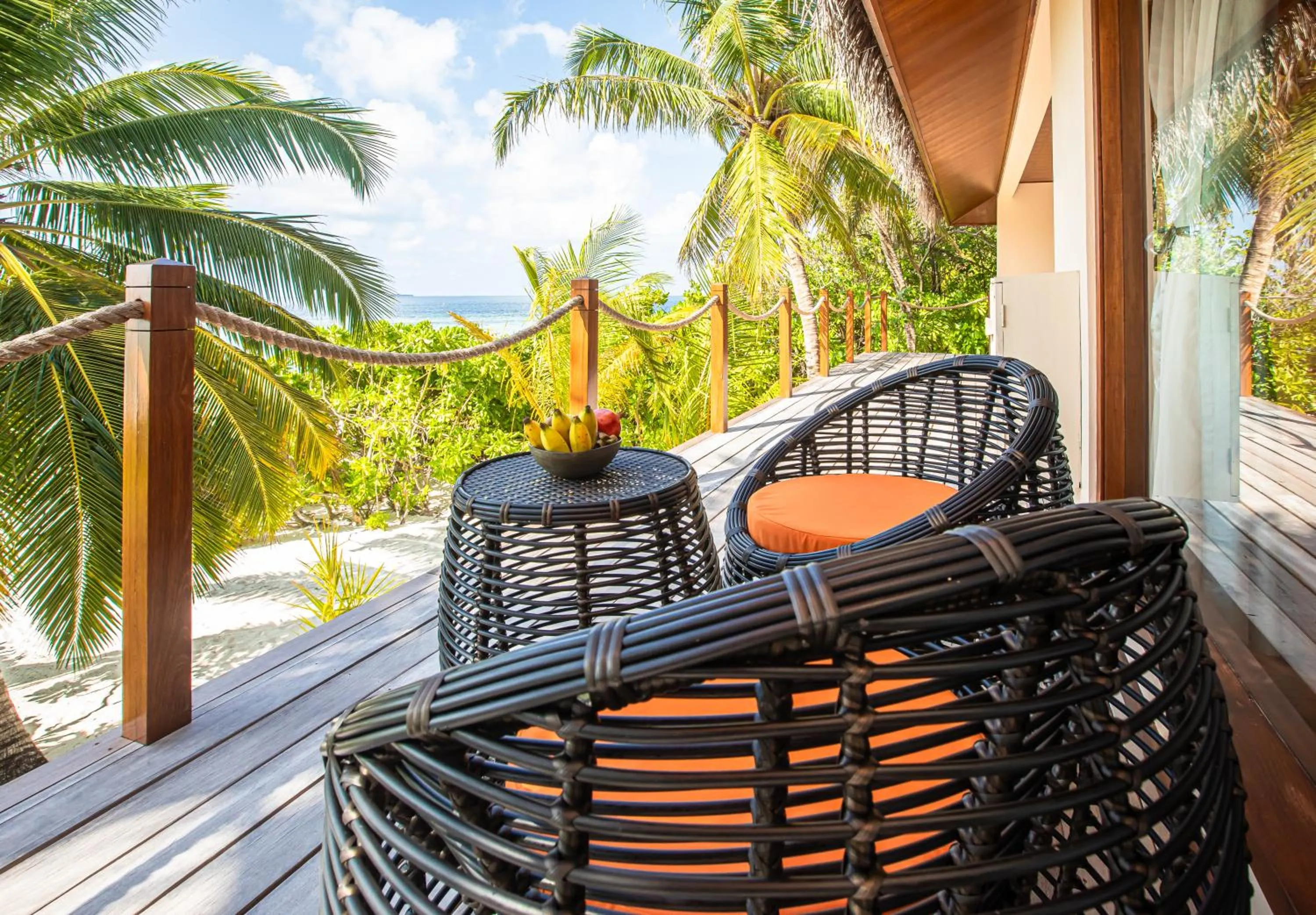 Balcony/Terrace in V Villas Maldives at Mirihi - MGallery Collection