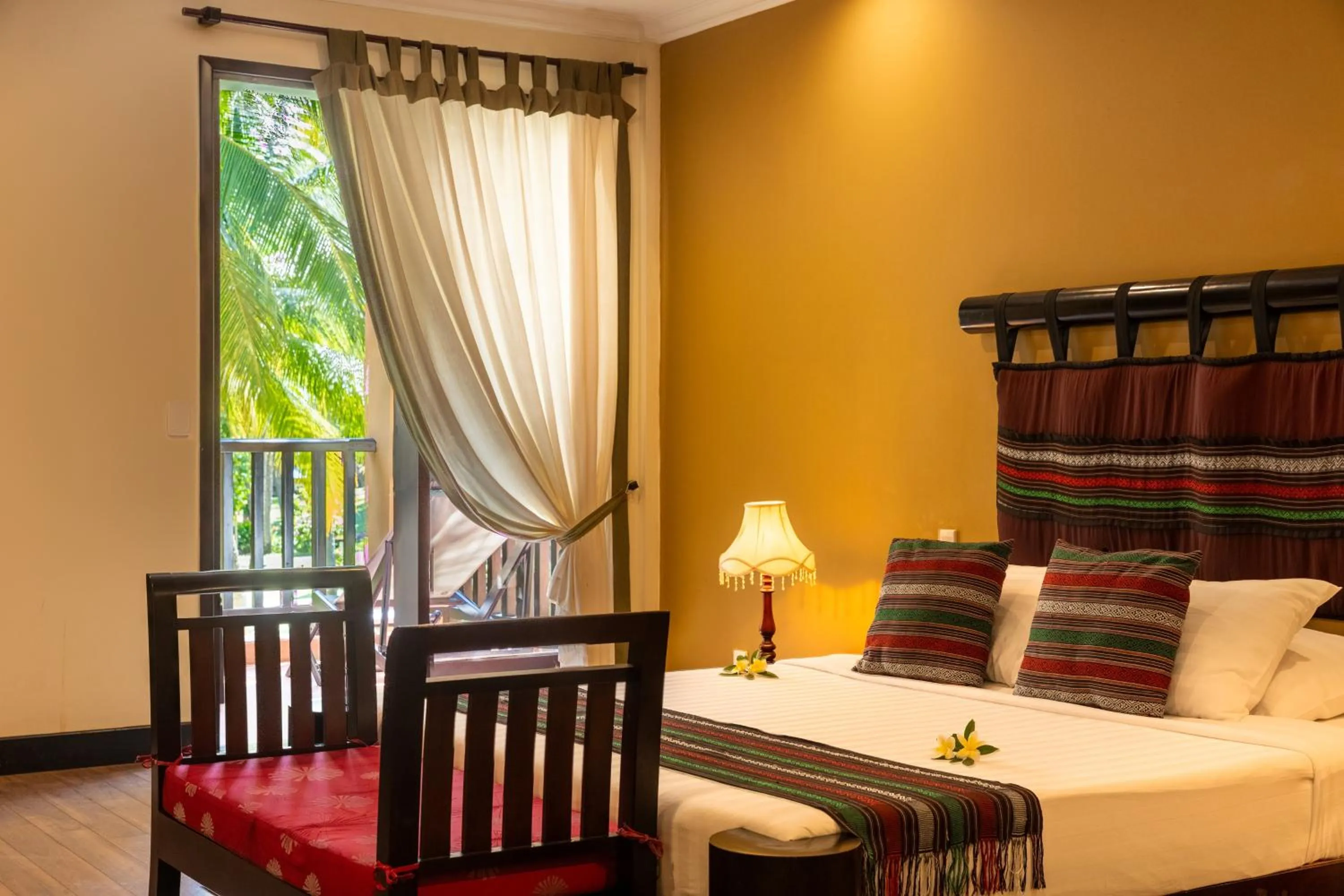 Bed in Seahorse Resort & Spa