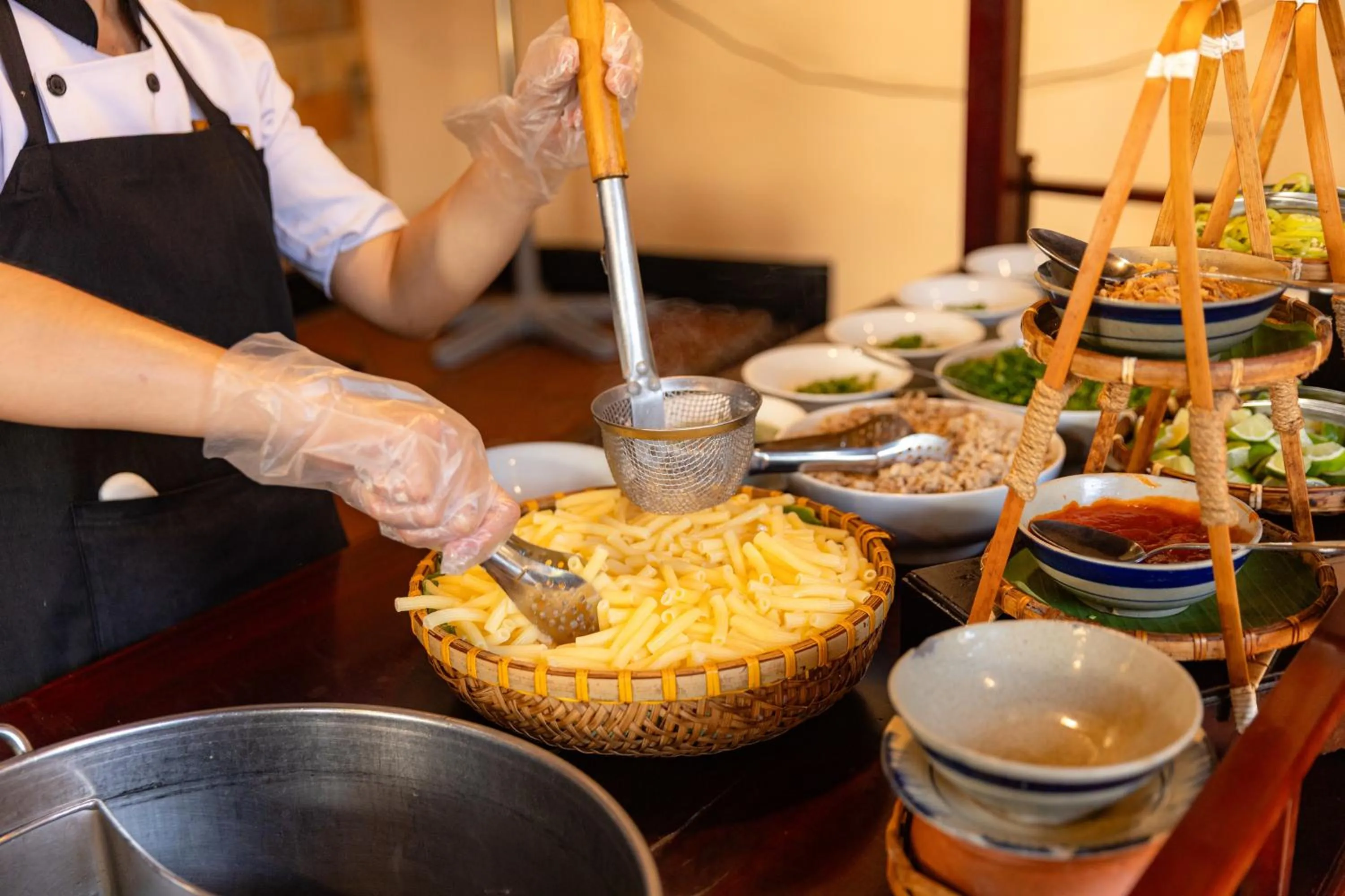 Buffet breakfast in Seahorse Resort & Spa