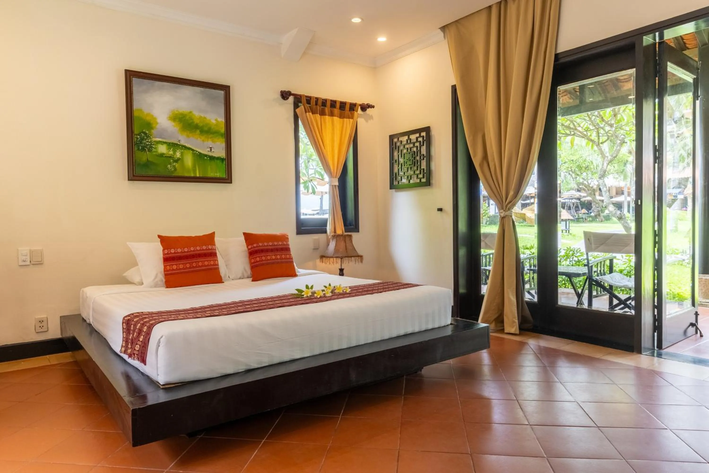 Bed in Seahorse Resort & Spa