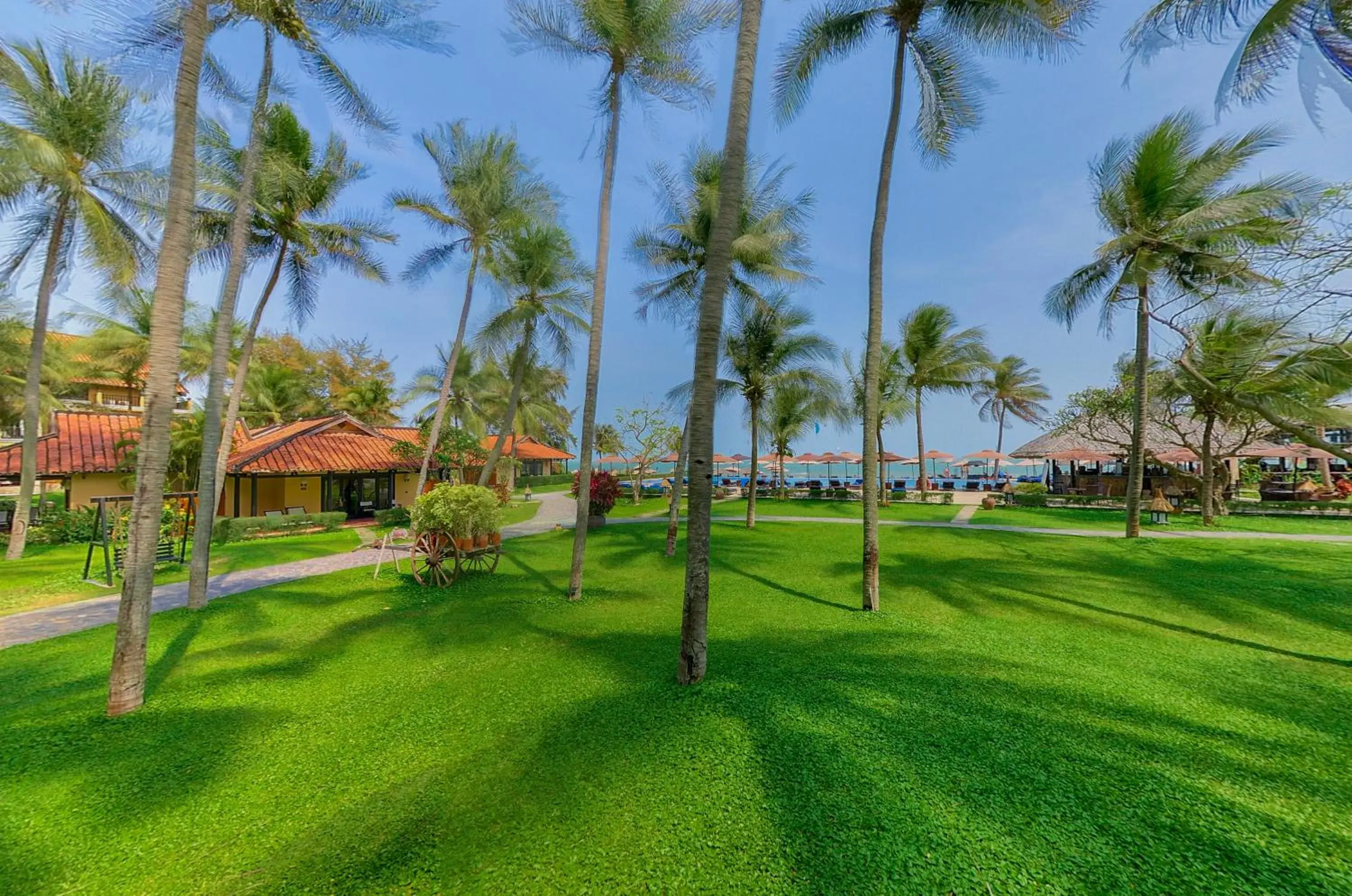 Garden view in Seahorse Resort & Spa Garden view in Seahorse Resort & Spa