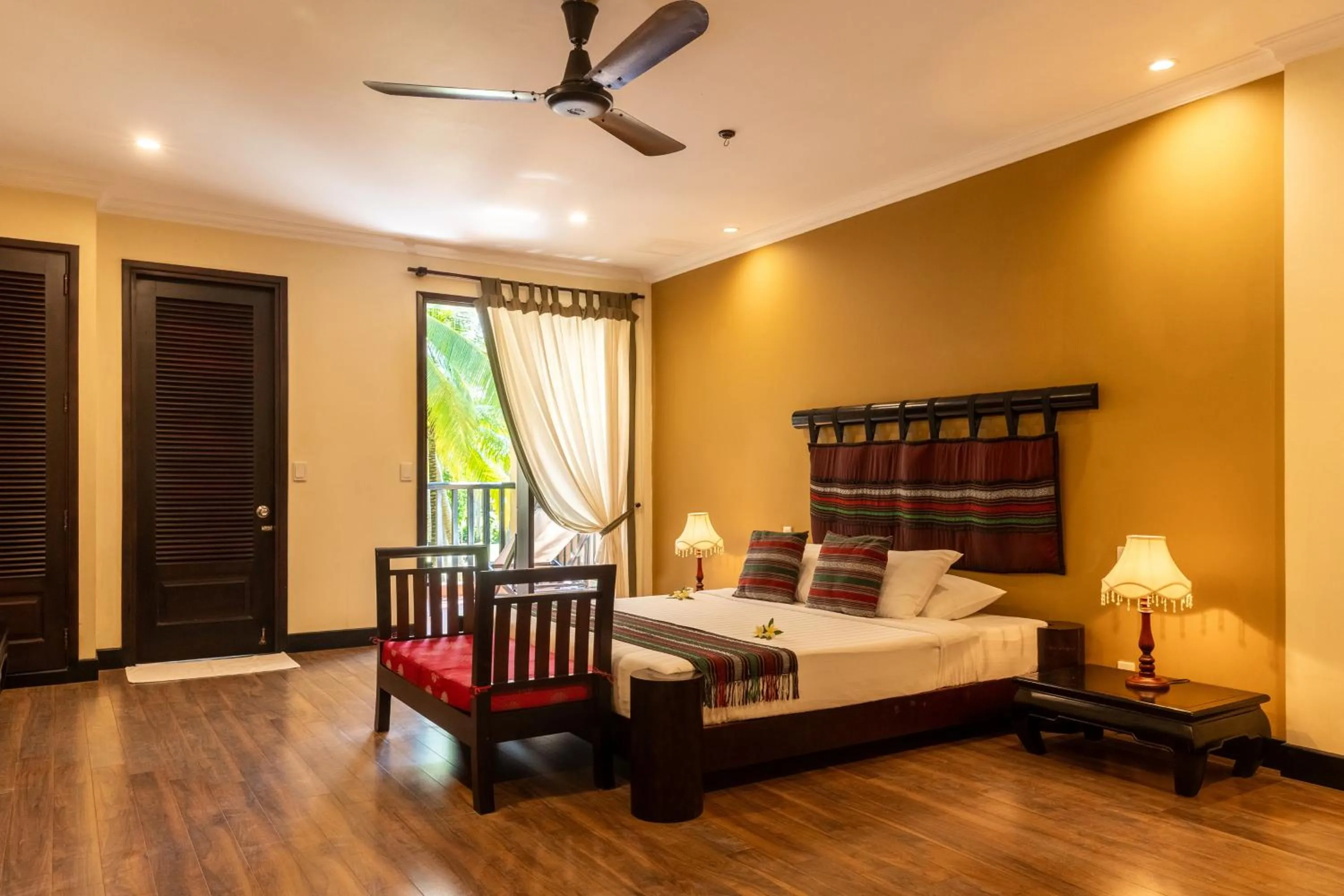 Bed in Seahorse Resort & Spa