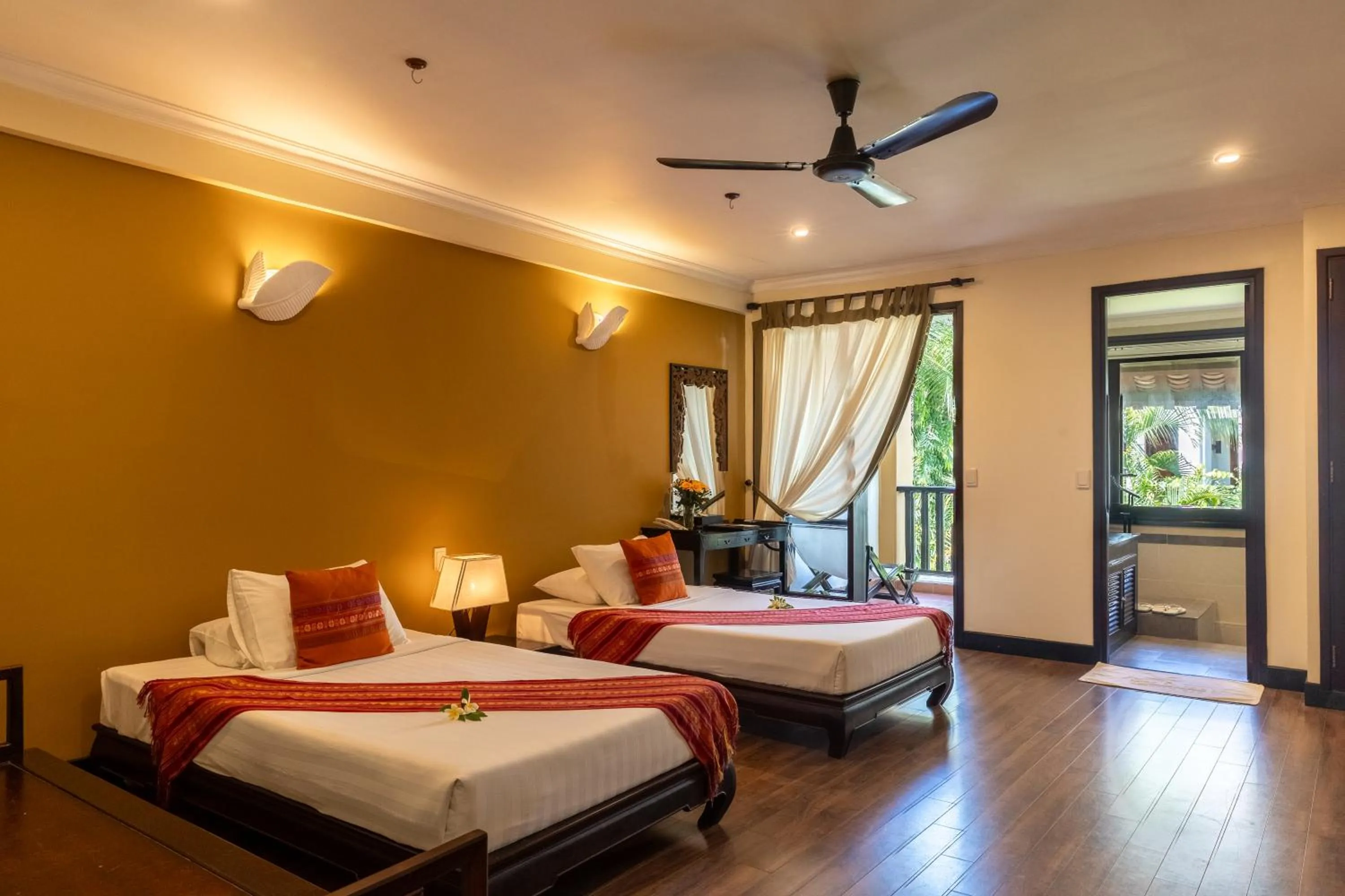 Bed in Seahorse Resort & Spa