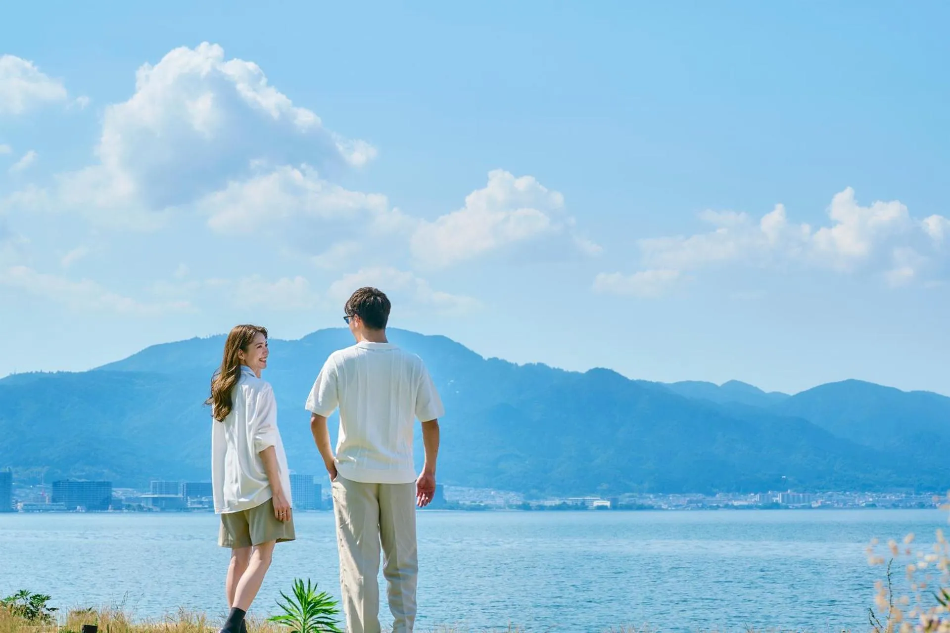 Lake view in Lake Biwa Otsu Prince Hotel