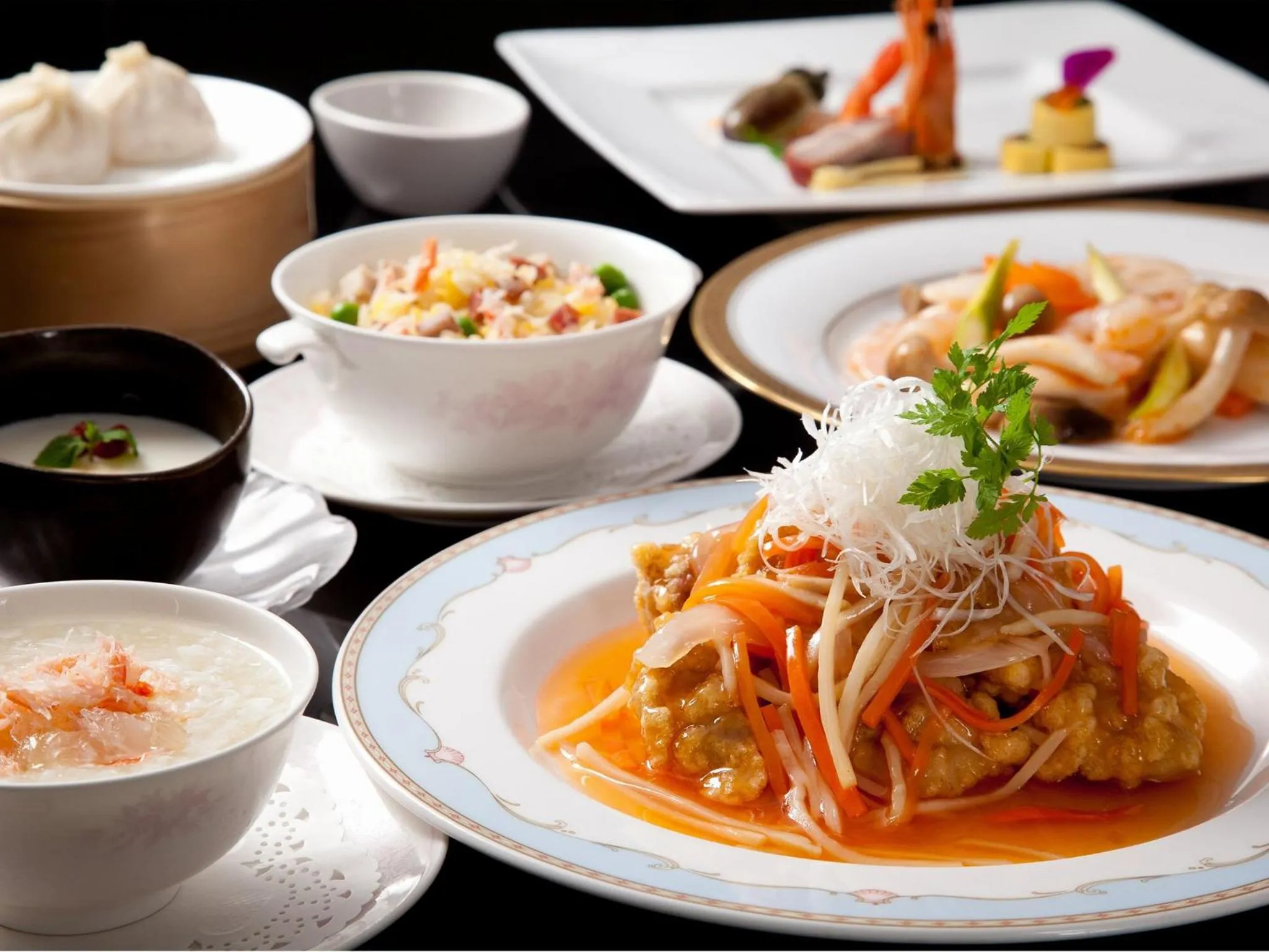 Food close-up in Lake Biwa Otsu Prince Hotel