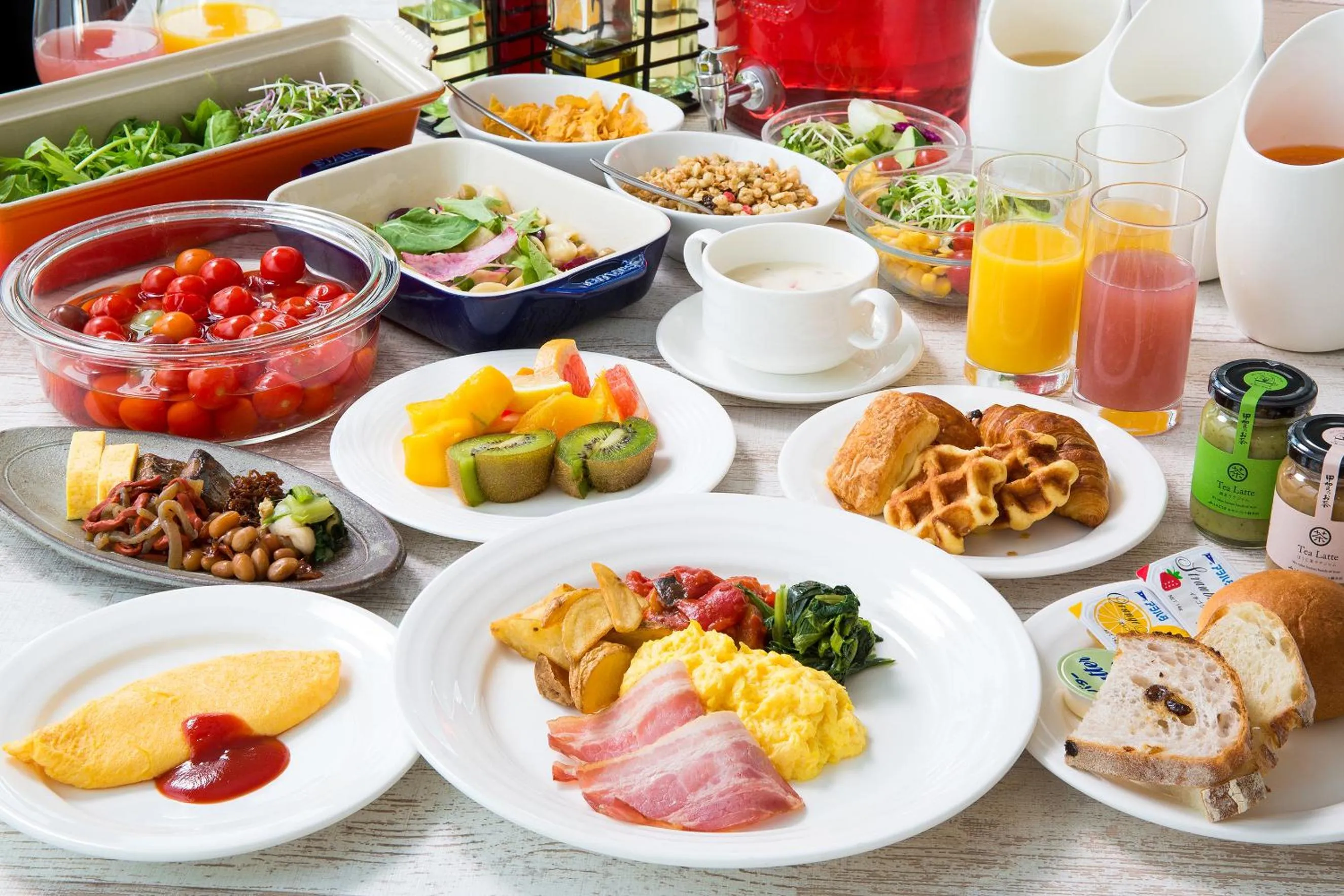 Food close-up in Lake Biwa Otsu Prince Hotel