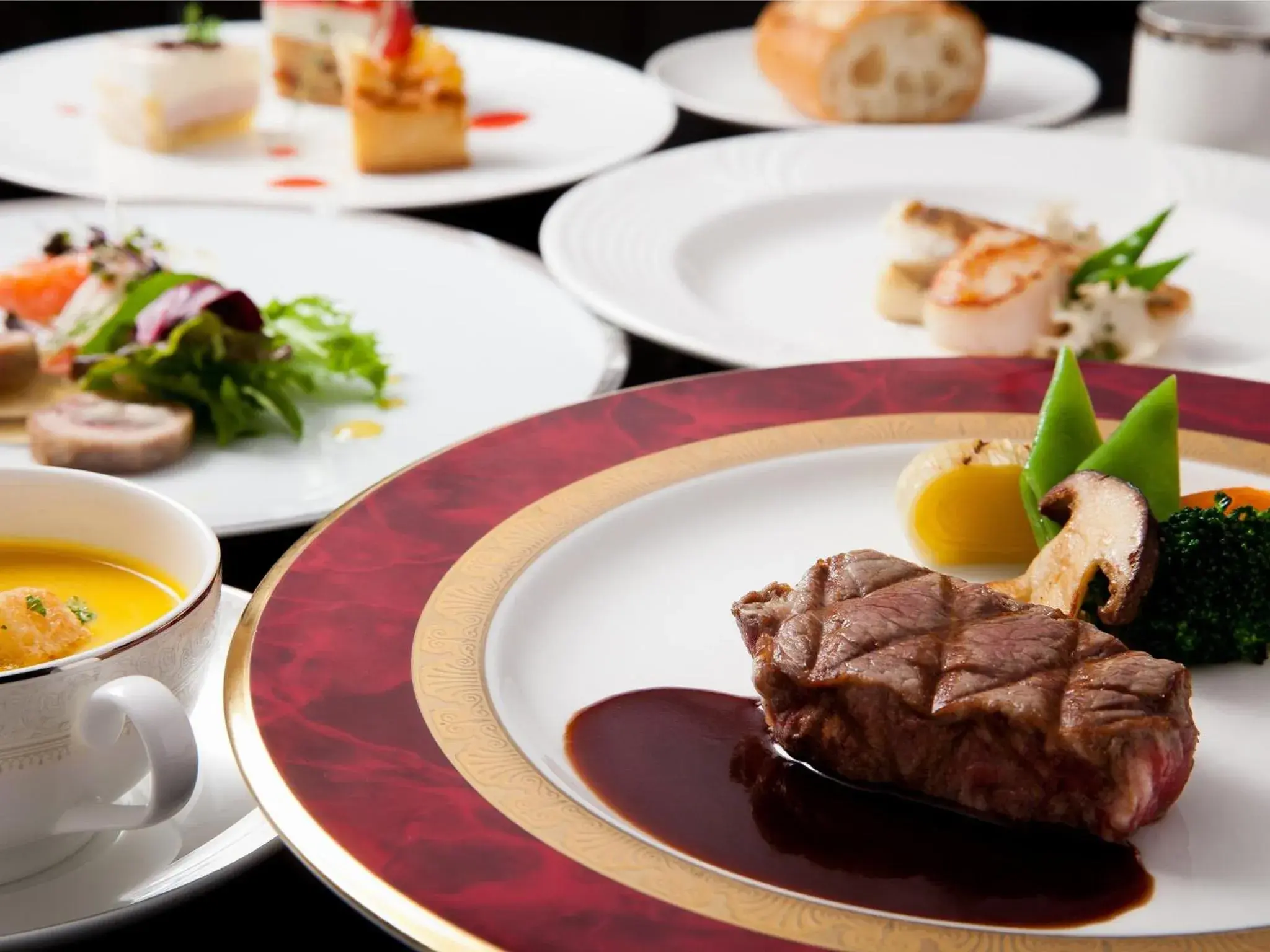 Food close-up in Lake Biwa Otsu Prince Hotel Food close-up in Lake Biwa Otsu Prince Hotel