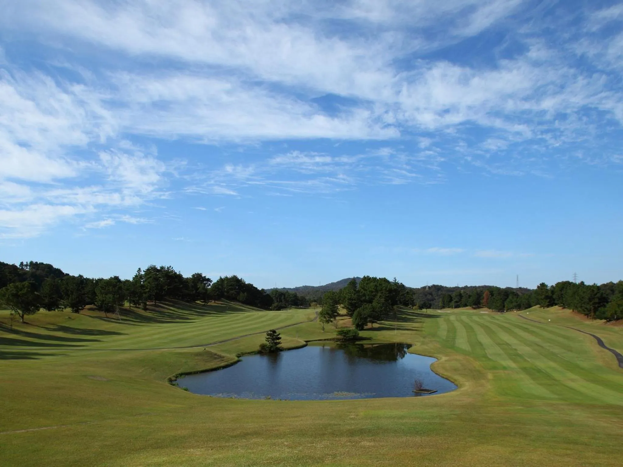 Golfcourse in Lake Biwa Otsu Prince Hotel
