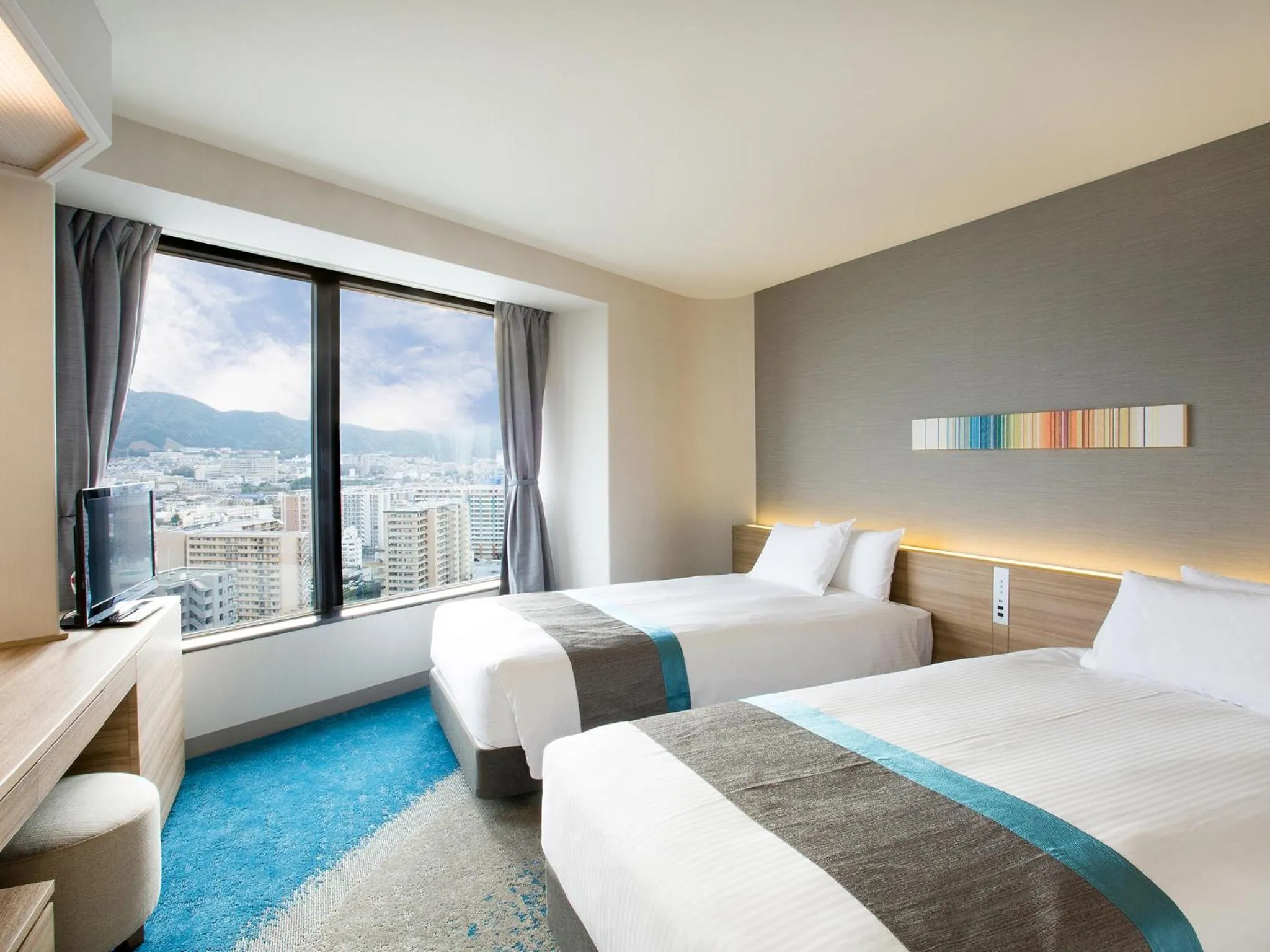 Bedroom, Bed in Lake Biwa Otsu Prince Hotel