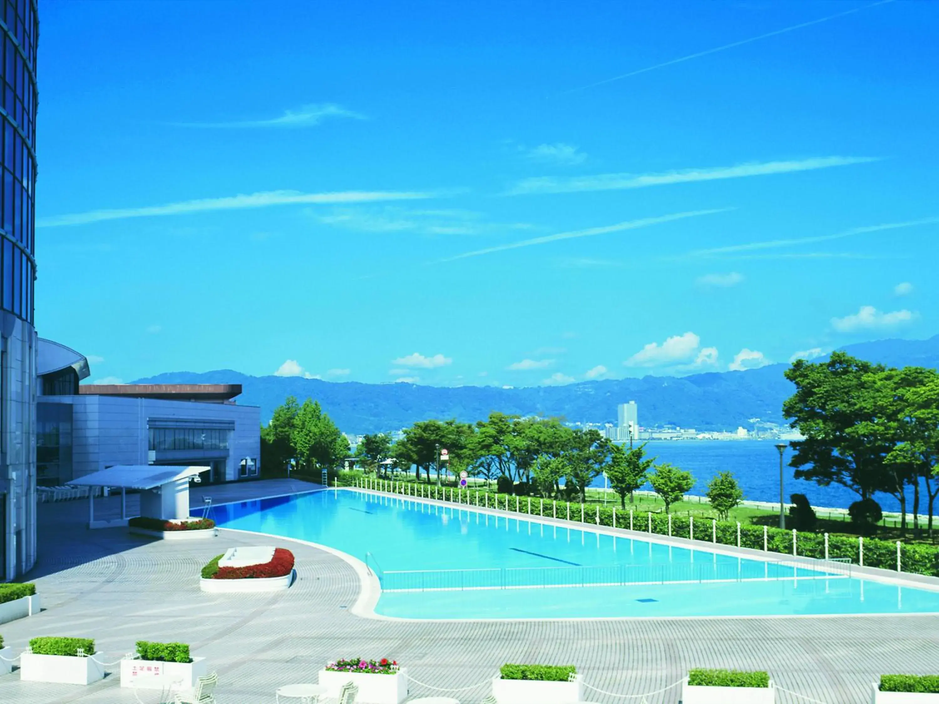 Swimming pool in Lake Biwa Otsu Prince Hotel Swimming pool in Lake Biwa Otsu Prince Hotel