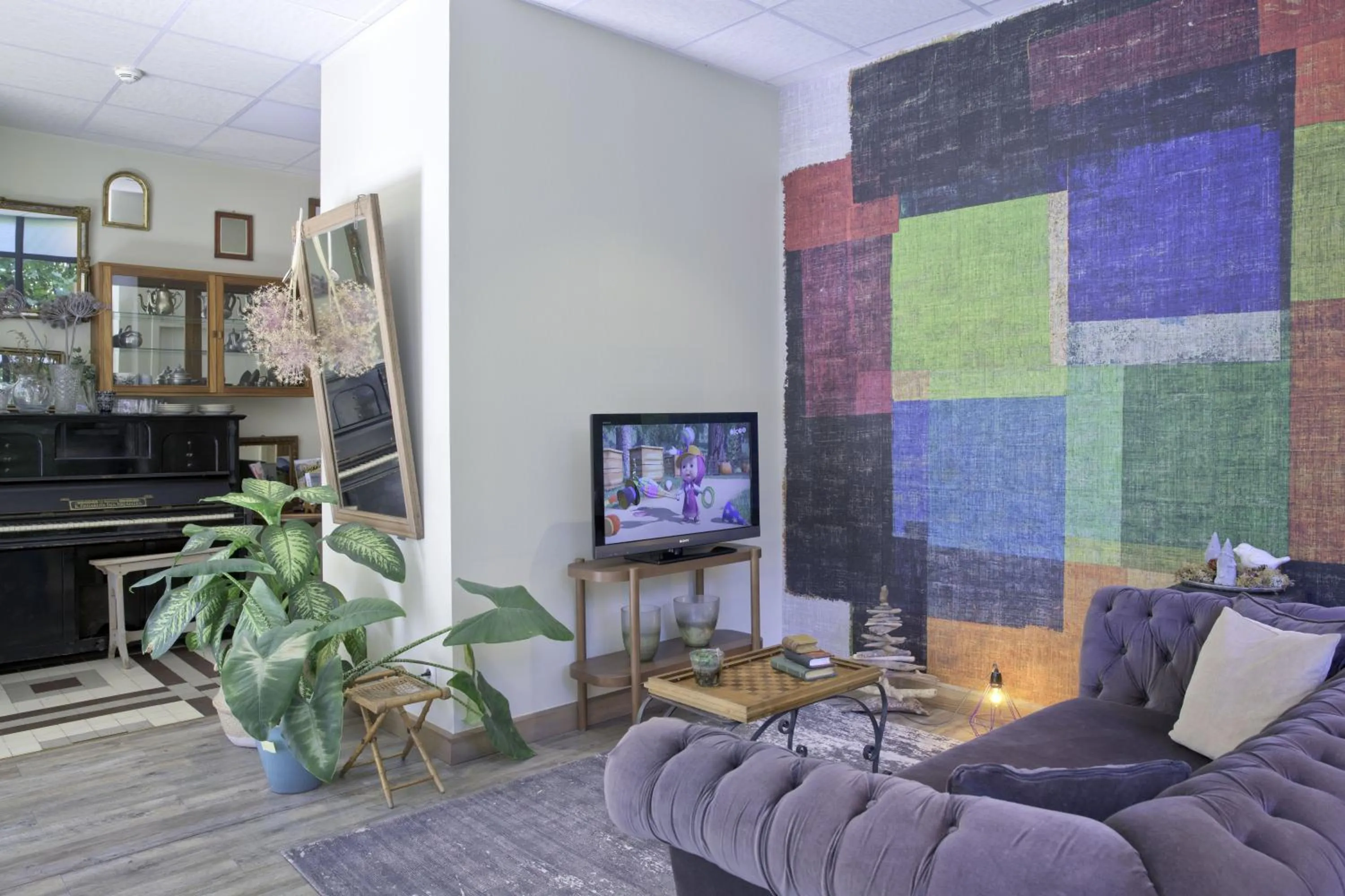 Communal lounge/ TV room in Sport'Hotel-Aparthotel de Milan