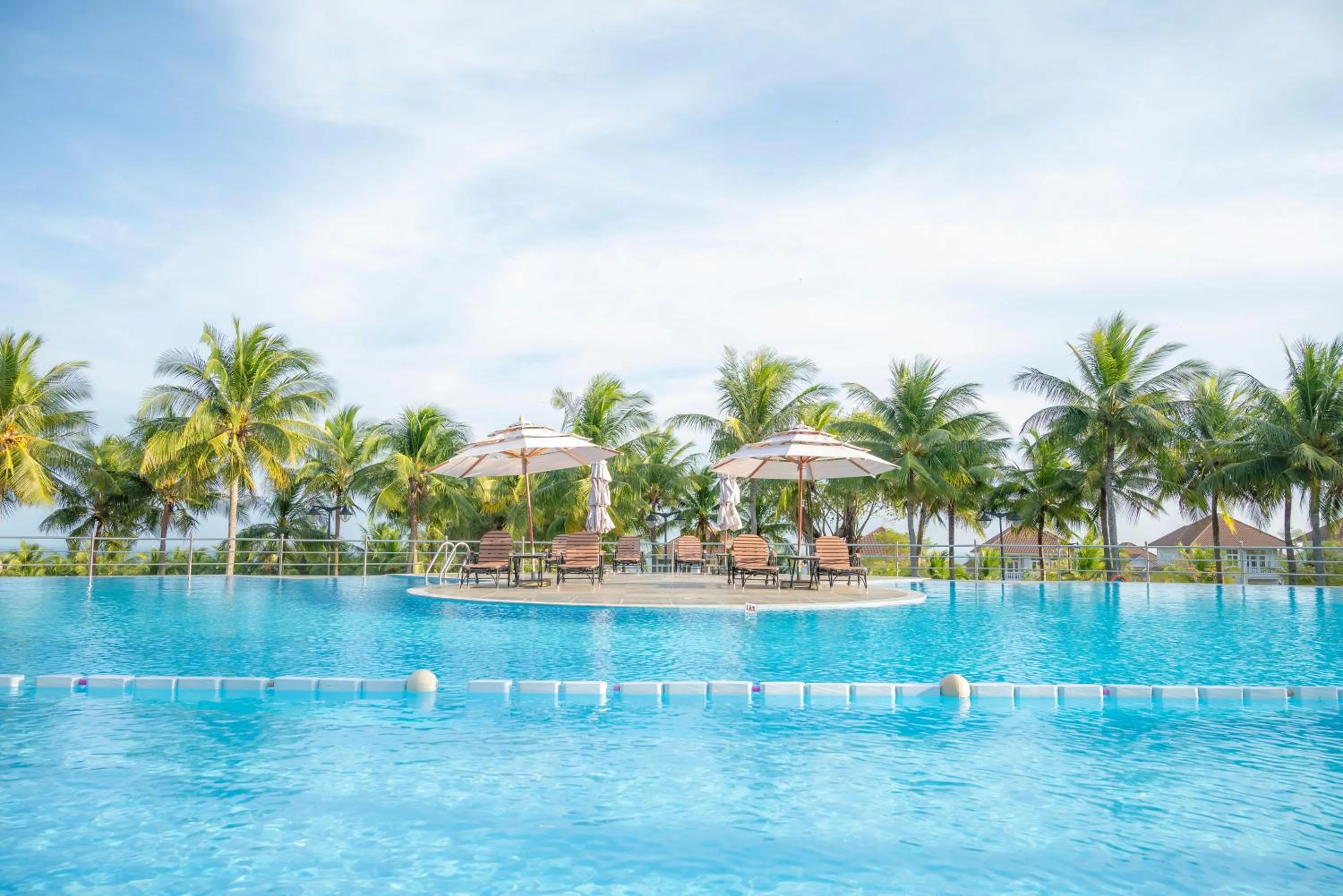 Pool view in Sea Links Beach Hotel