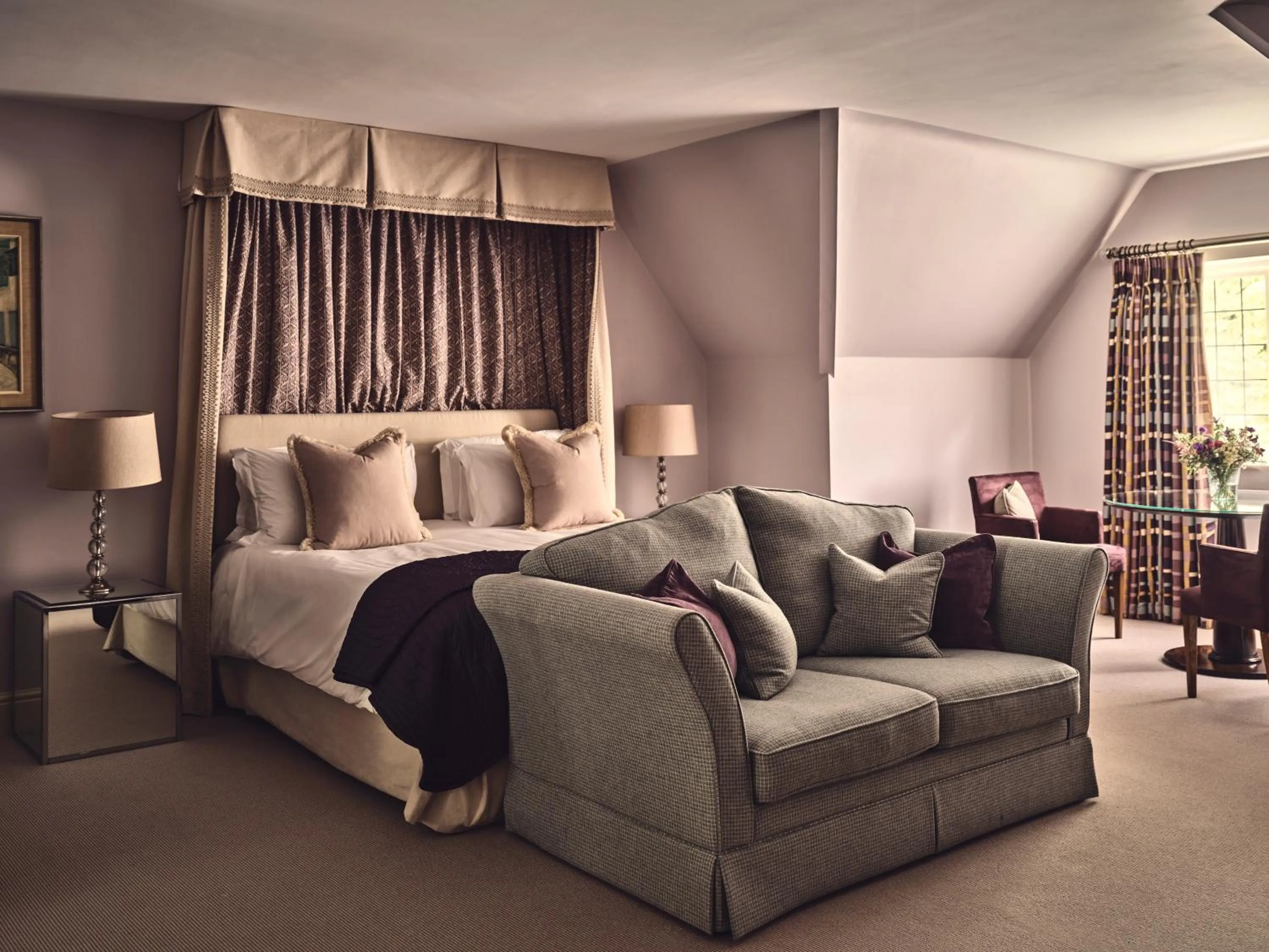Bed in Le Manoir aux Quat'Saisons, A Belmond Hotel, Oxfordshire