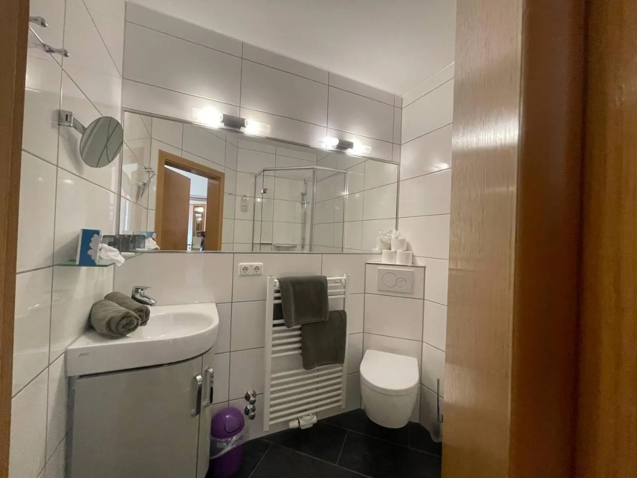 Shower in Hotel Deichvoigt