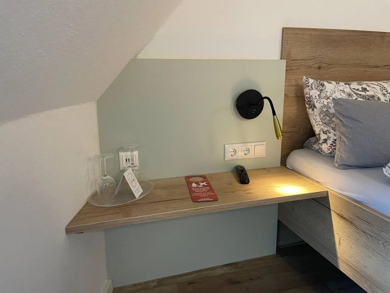 Bed in Hotel Deichvoigt