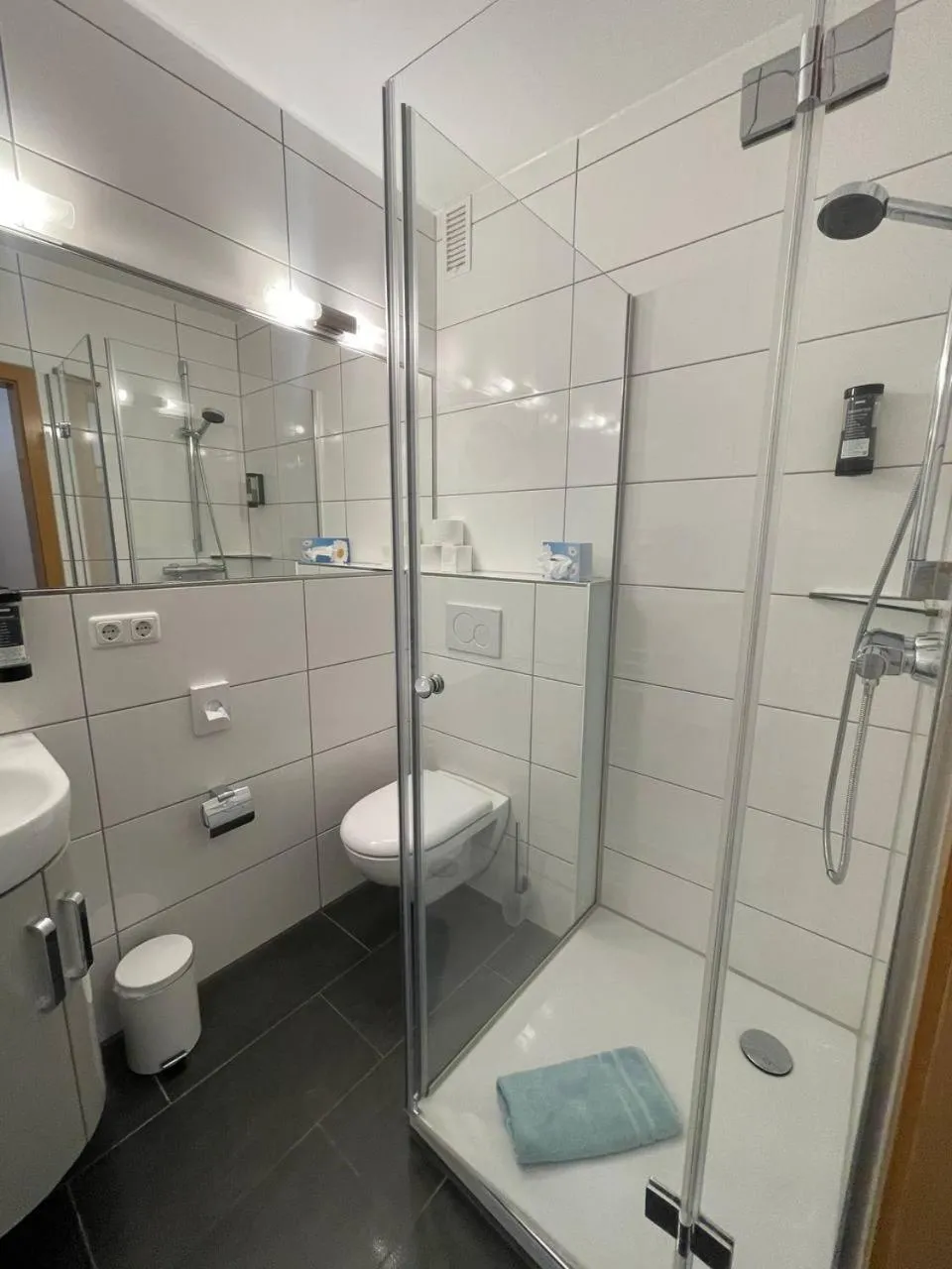 Shower in Hotel Deichvoigt