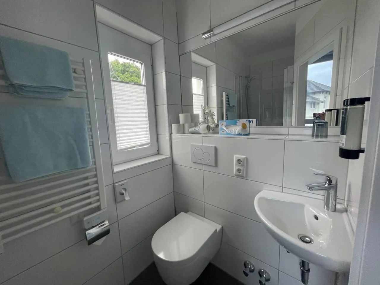 Shower in Hotel Deichvoigt