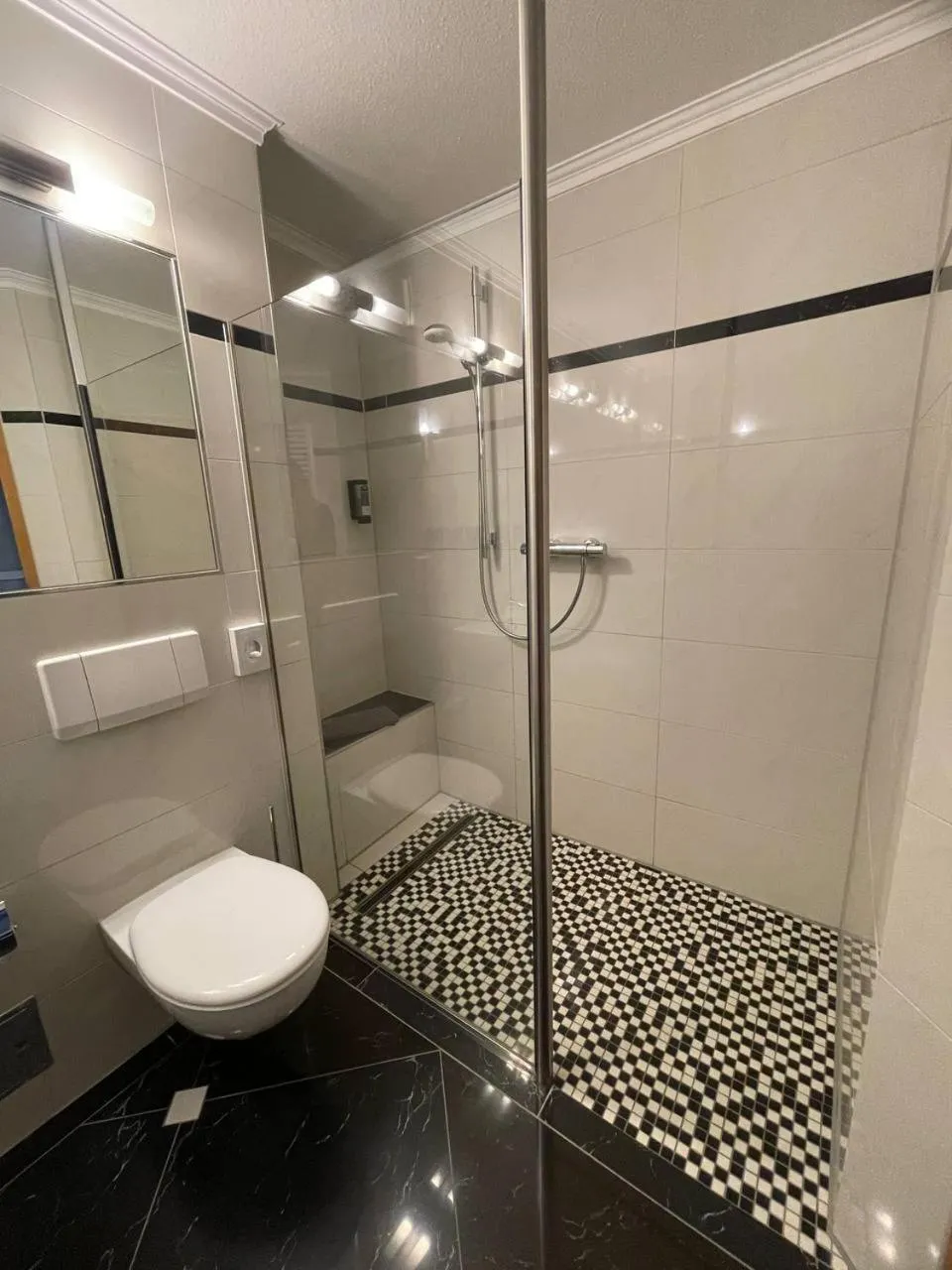 Shower in Hotel Deichvoigt