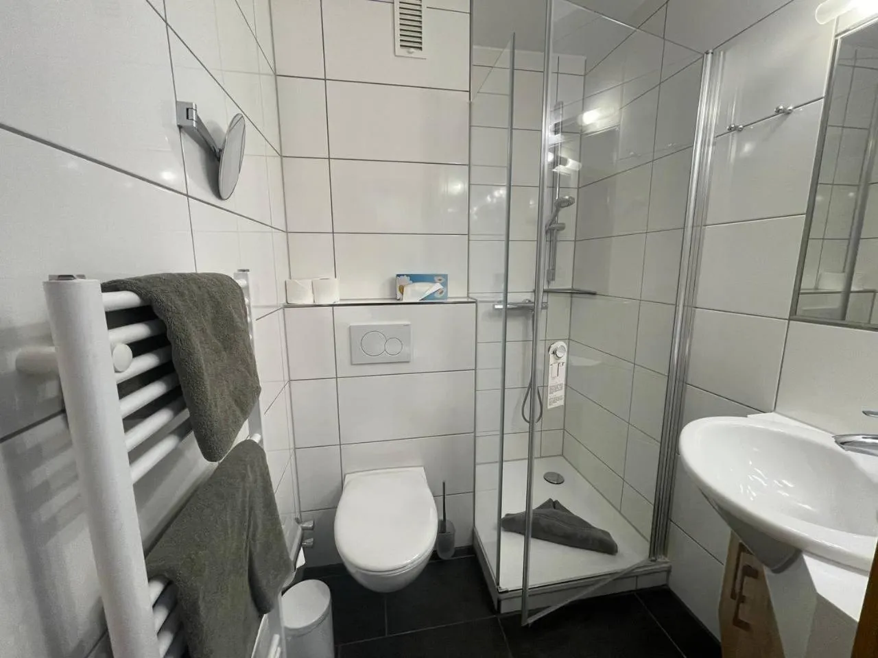 Shower in Hotel Deichvoigt